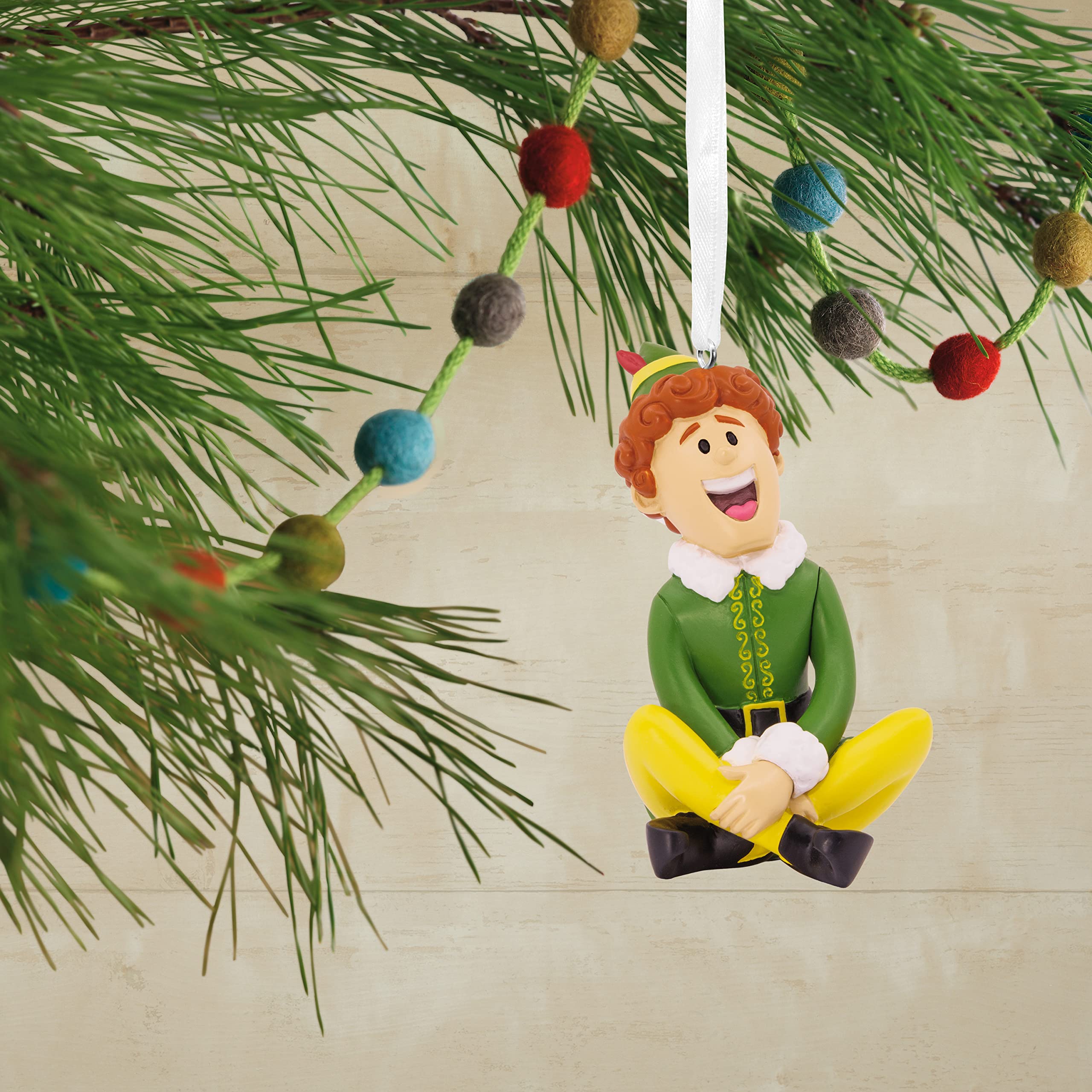 ORNAMENT RSN ELF BUDDY SINGI