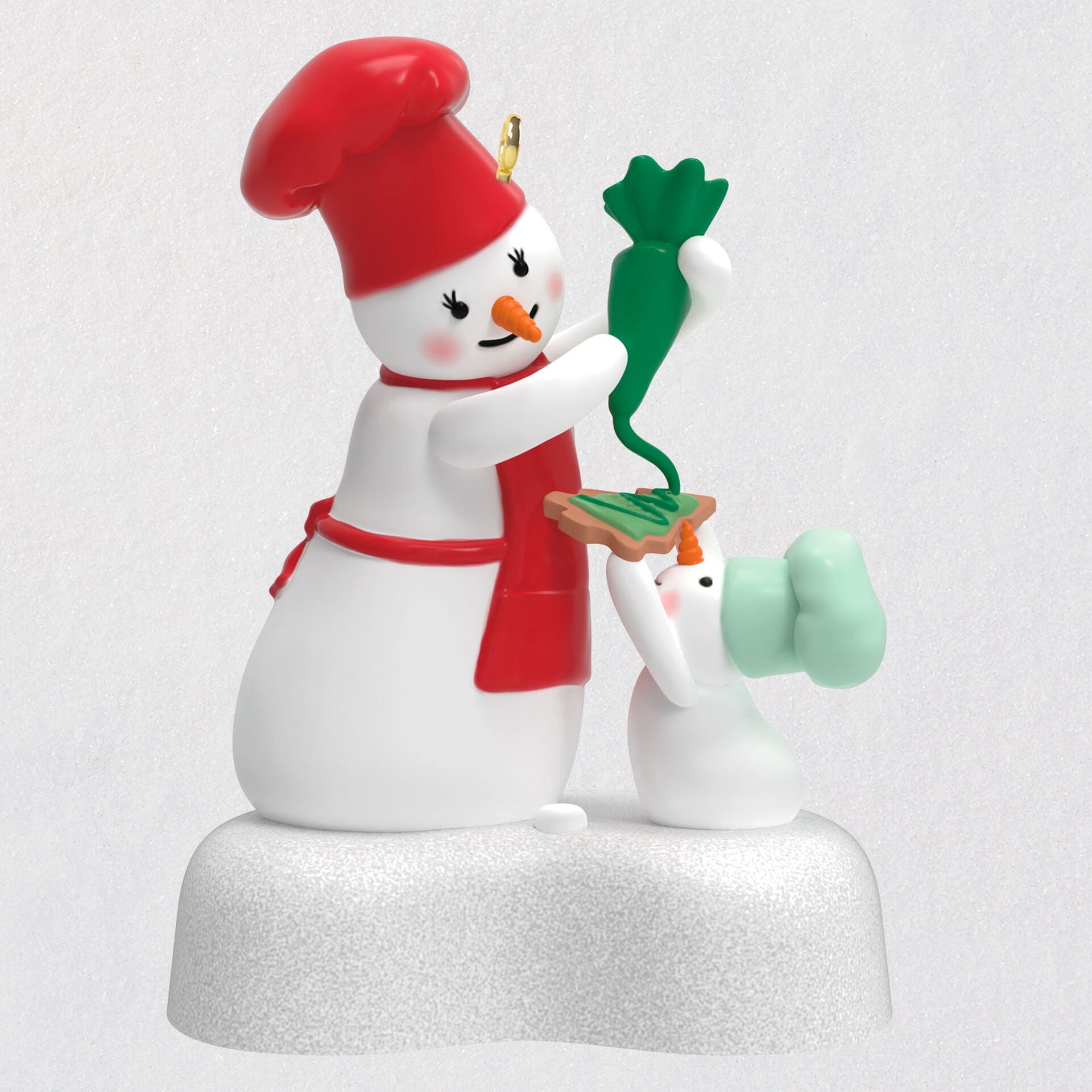 Hallmark Keepsake Christmas Ornament 2022, Can't Wait for Cookies! Snowmen with Music