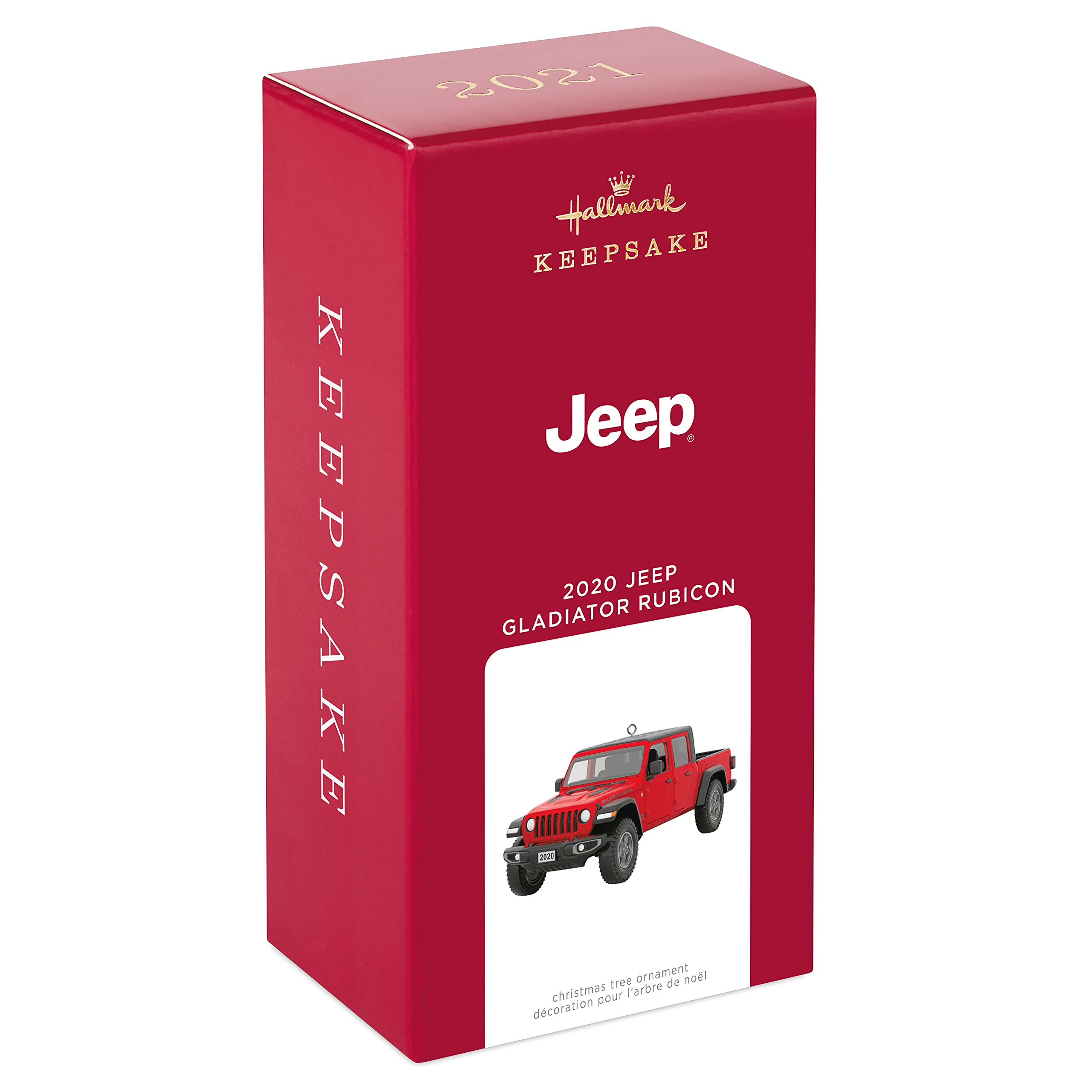 Hallmark Keepsake Christmas Ornament, Year Dated 2021, 2020 Jeep Gladiator Rubicon, Metal