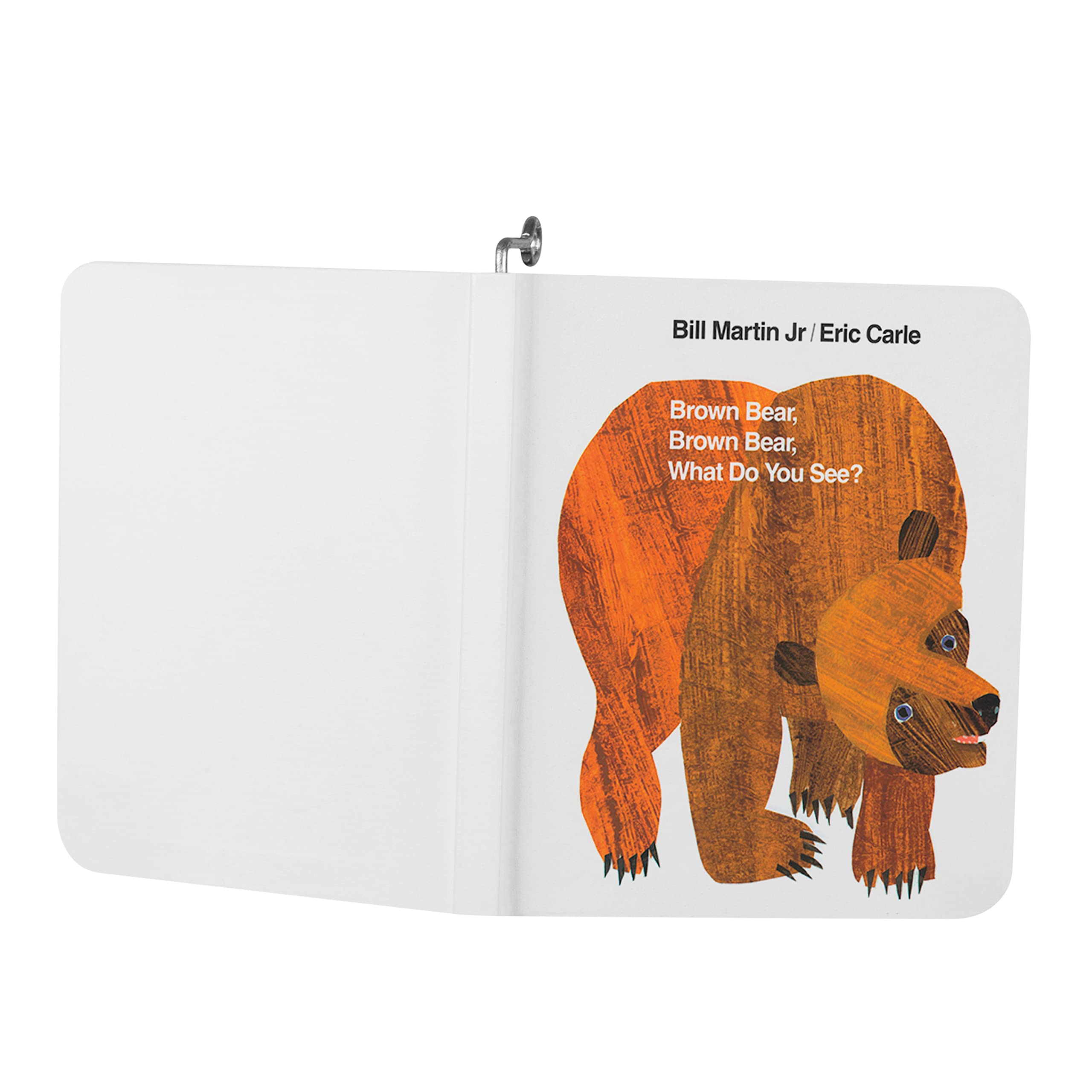 Hallmark Keepsake Christmas Ornament 2022, Brown Bear, Brown Bear, What Do You See? Book