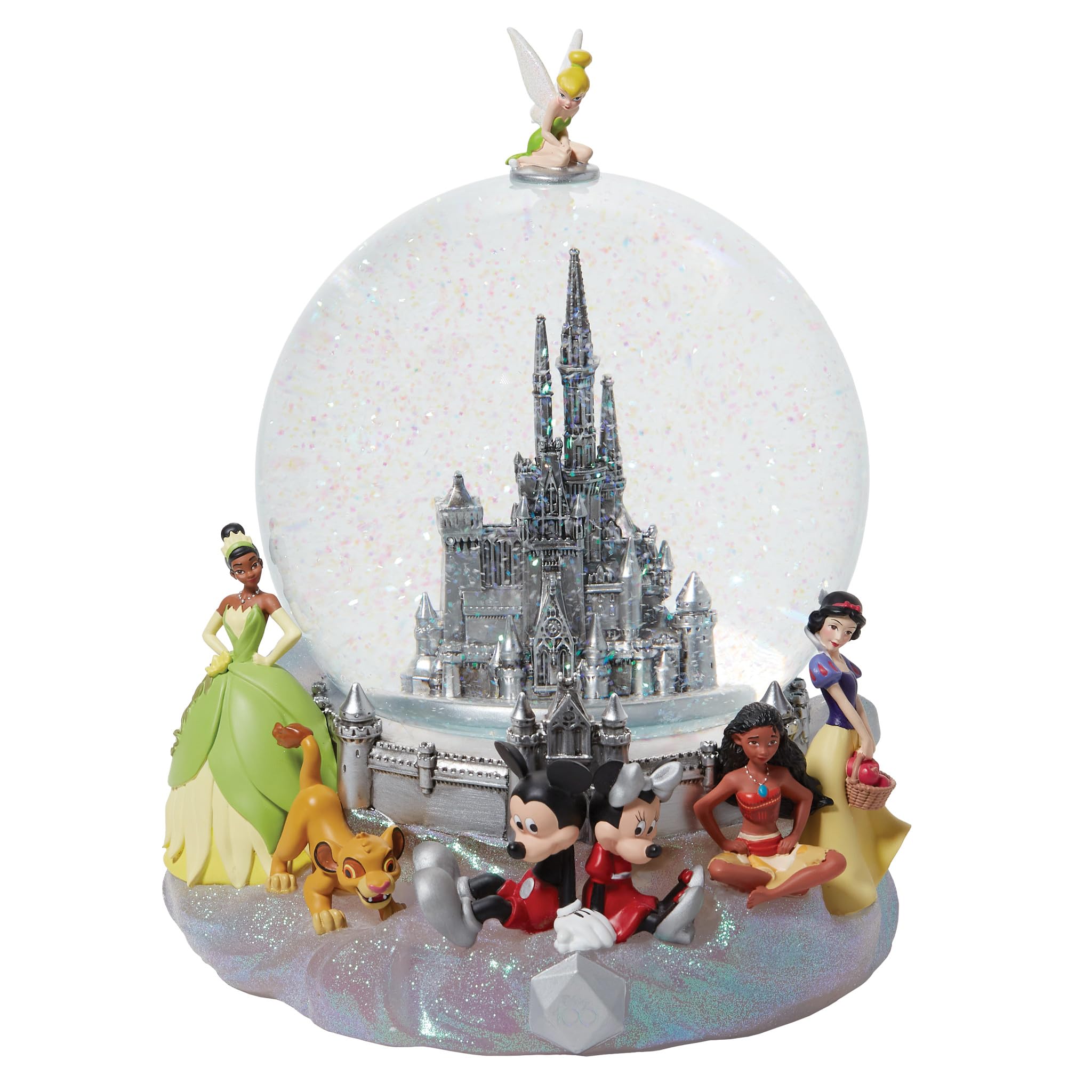 Enesco Disney Showcase 100 Years of Wonder Castle Limited Edition Water Globe Waterball, 8.87 Inch, Multicolor