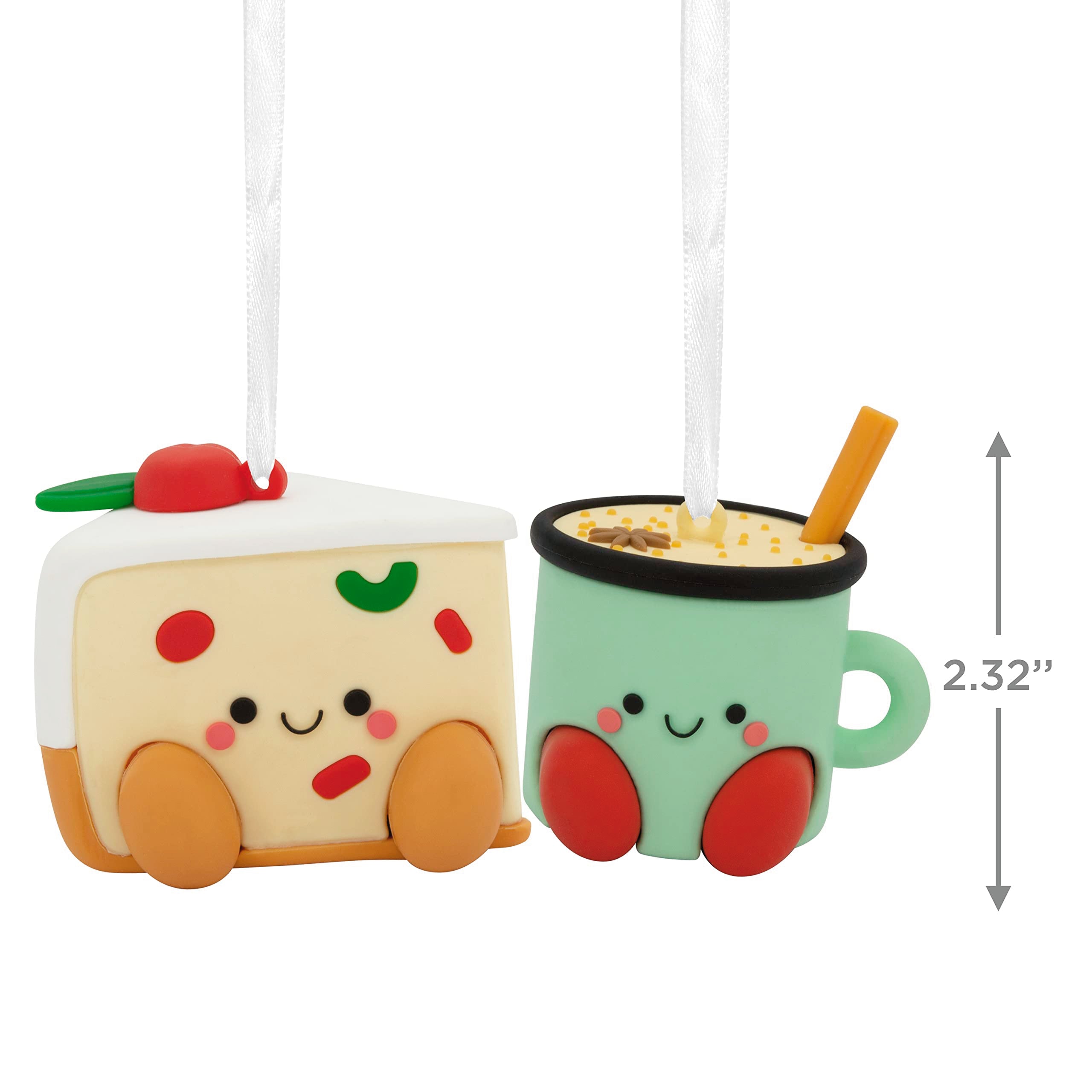 2023 Better Together Fruitcake and Eggnog Magnetic Ornament Set