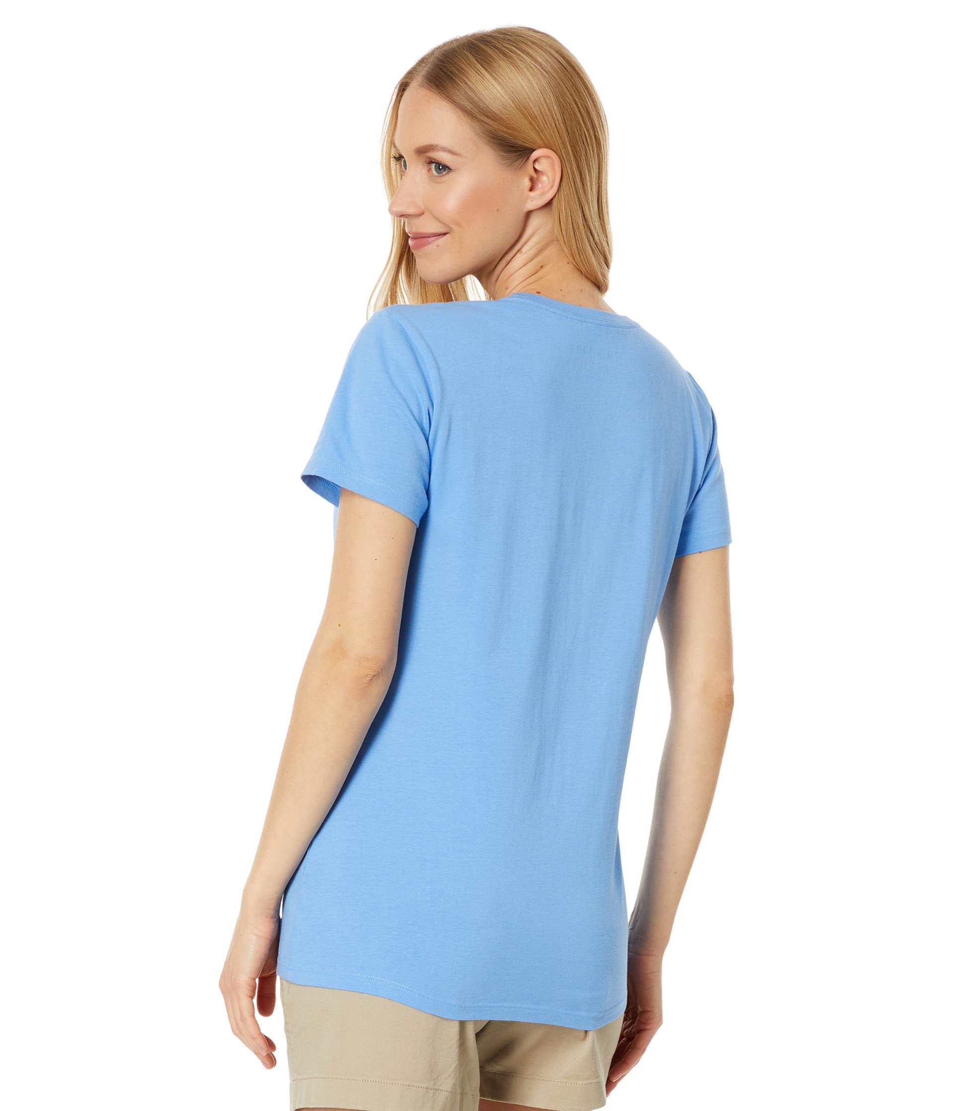 Small Life is Good Ditsy Floral Butterfly Short Sleeve Crusher™ Tee Cornflower Blue