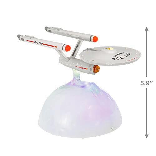 Hallmark Keepsake Tabletop Decoration, Star Trek U.S.S. Enterprise NCC-1701 with Light and Sound