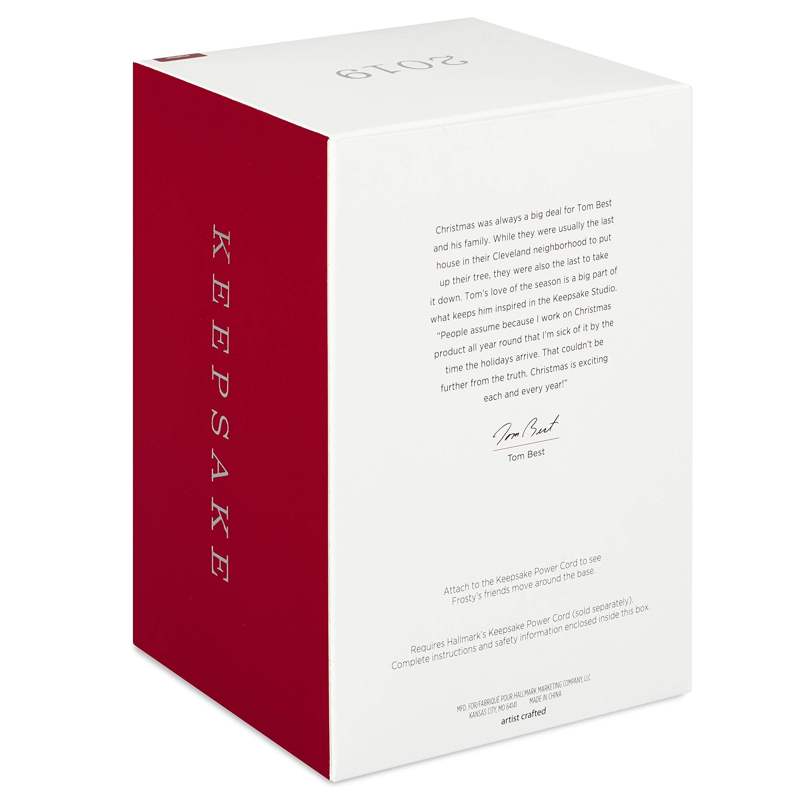 Hallmark Keepsake Christmas Ornament 2019 Year Dated Frosty Friends 40th Anniversary with Motion