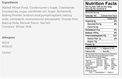 Orange Cranberry Scone Mix