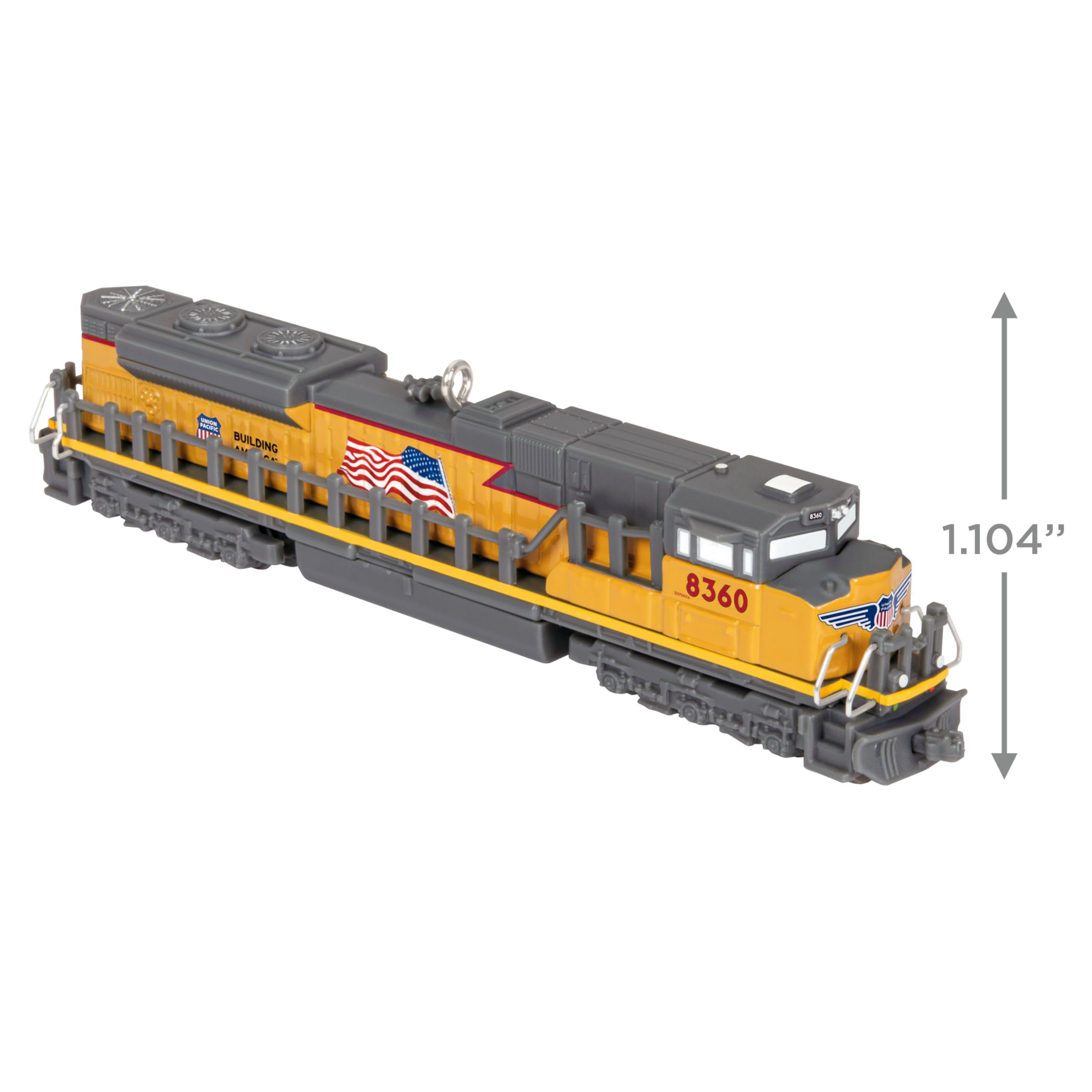 Hallmark Keepsake Christmas Ornament 2024, Lionel Trains Union Pacific Legacy SD70ACE, Metal, Gifts for Train Lovers