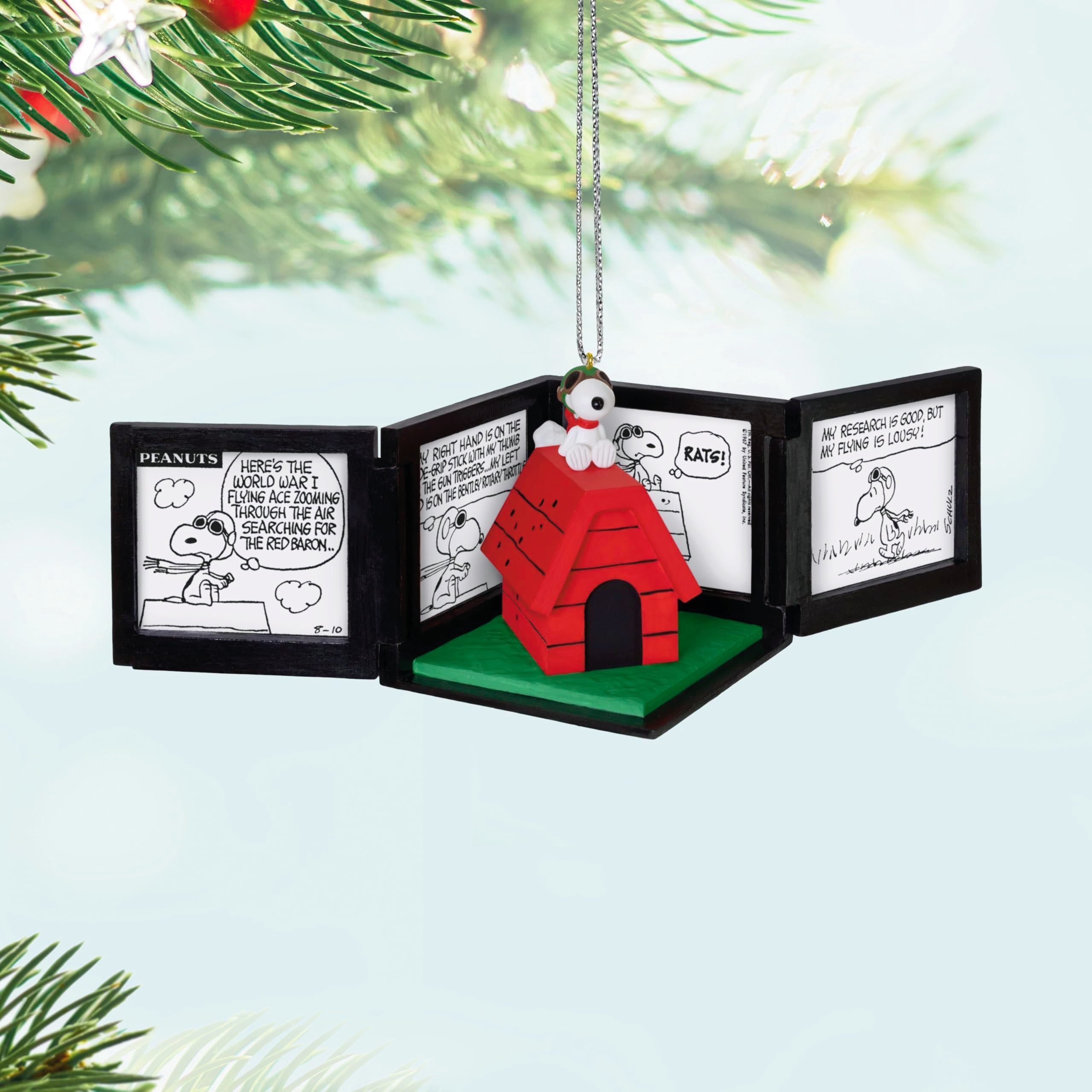 Snoopy as the Flying Ace 2025 Hallmark Keepsake Christmas Ornament