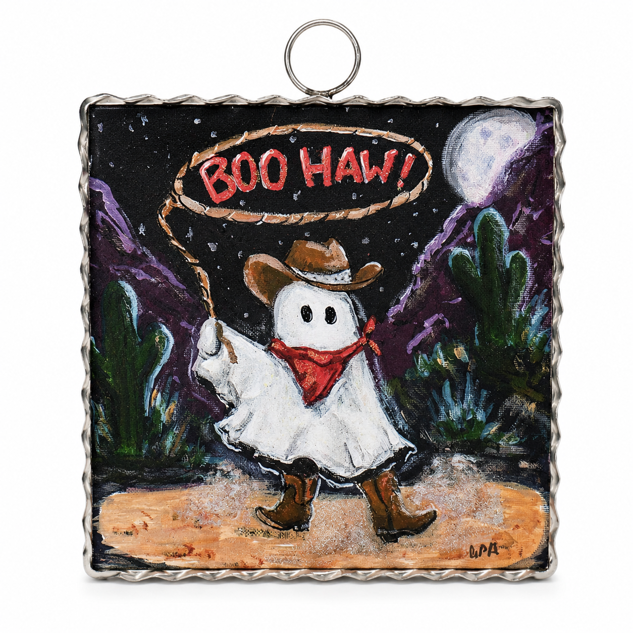 Boo Haw, The Round Top Collection - Halloween 2025 Mini Framed Art