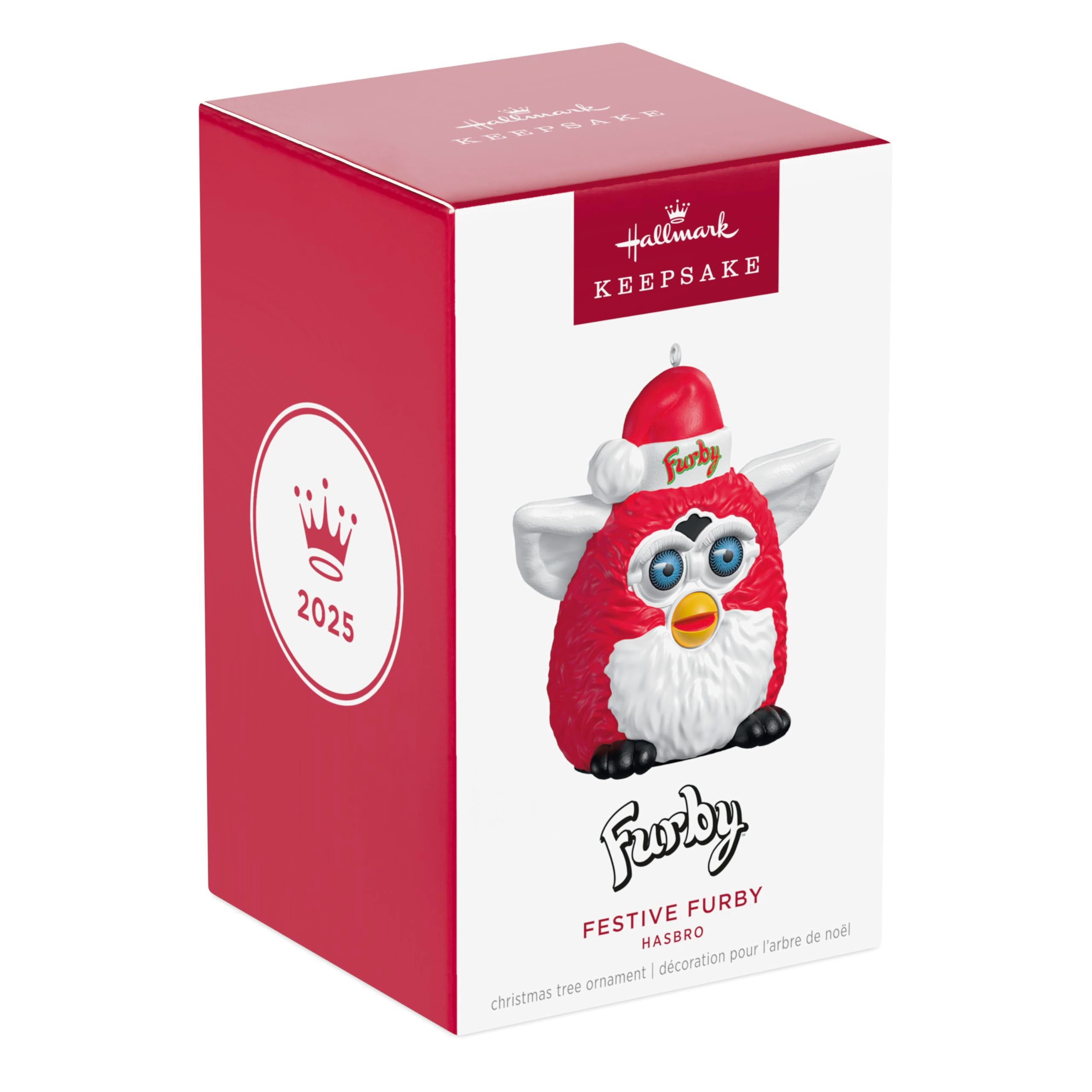 Festive Furby Hasbro 2025 Hallmark Keepsake Christmas Ornament