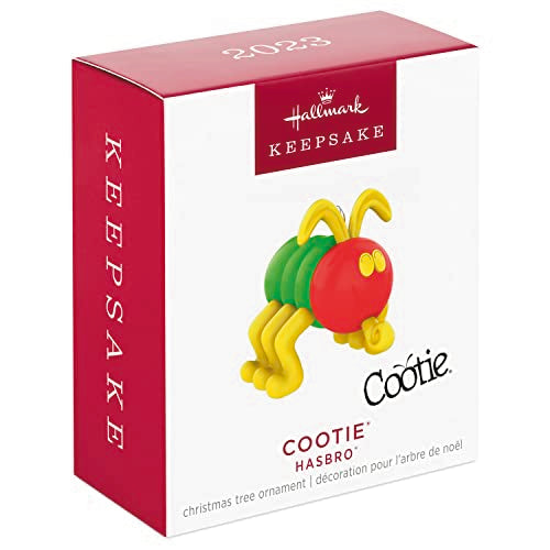 Hallmark Keepsake 0.774" Miniature Christmas Ornament 2023, Hasbro Cootie Mini