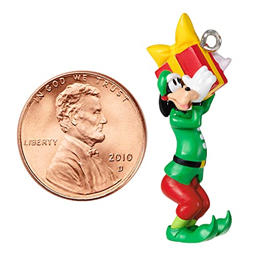 Hallmark Keepsake 1.3" Miniature Christmas Ornament 2021, Disney Merry Lil' Goofy, Mini