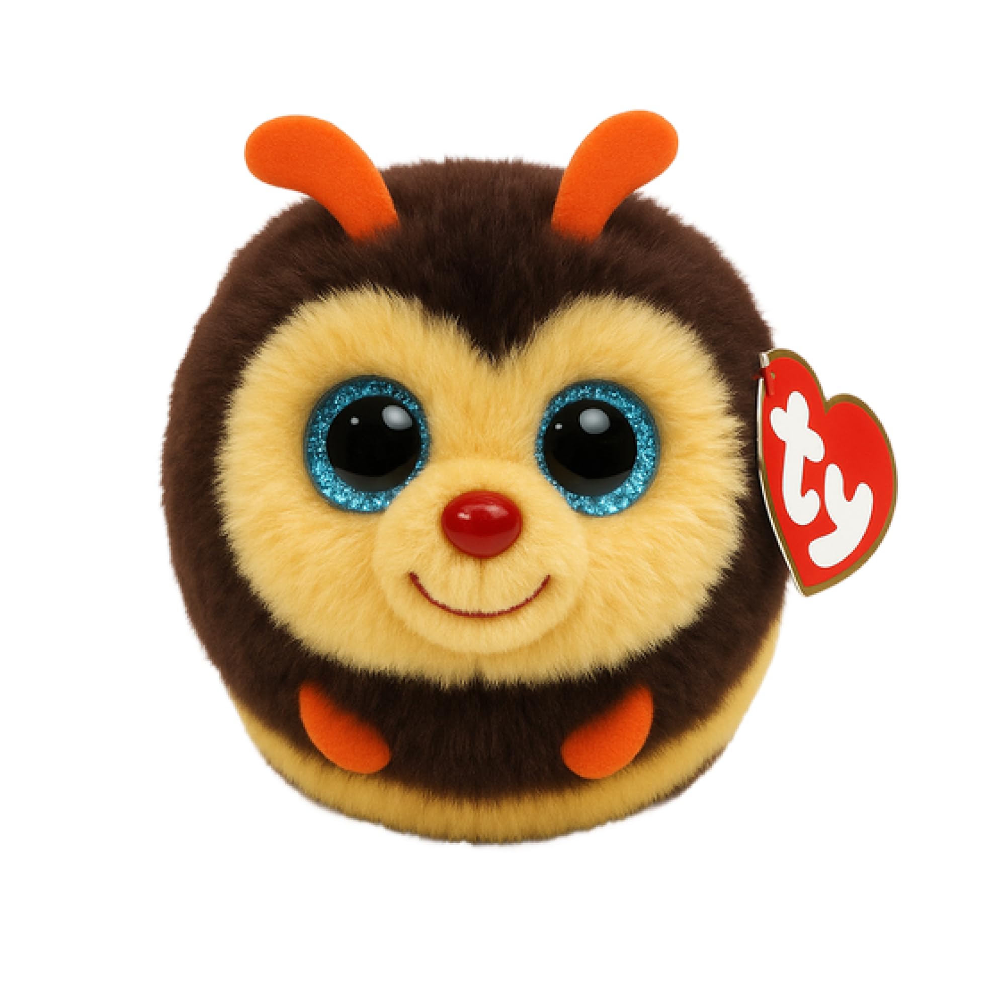 Ty Beanie Balls Zinger the Bumblebee Round Plush