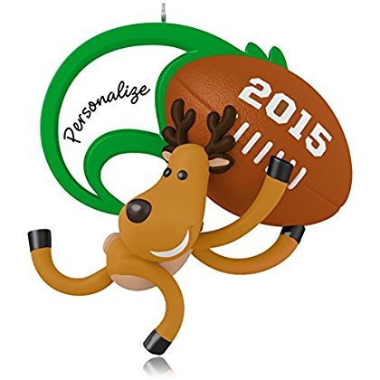 Hallmark Keepsake Ornament Football Star Personalized 2015