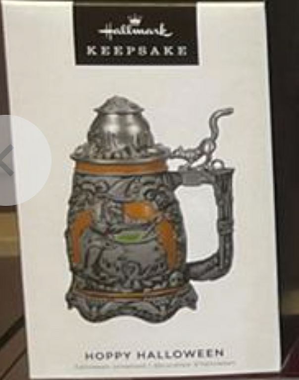 Hallmark Ornament 2022 Hoppy Halloween Beer Stein
