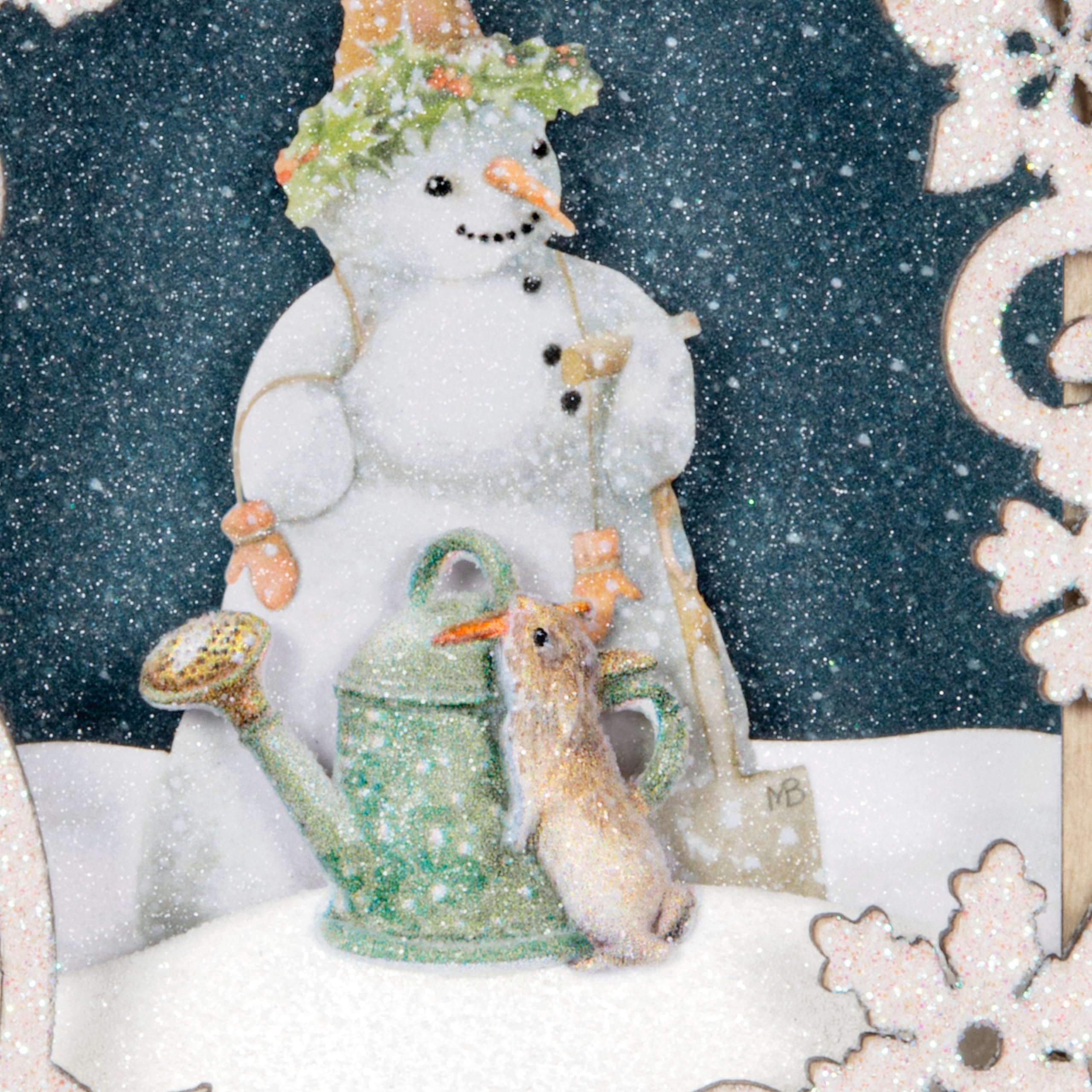 Hallmark Keepsake Christmas Ornament 2024, Marjolein Bastin Winter Wonder Papercraft, Gifts for Nature Lovers