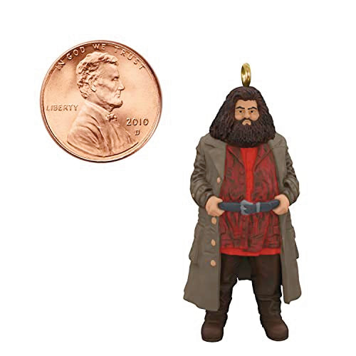 Hallmark Keepsake Miniature Christmas Ornaments 2023, Harry Potter Hermione, Hagrid and Snape Metal, Mini Set of 3, Gifts for Harry Potter Fans