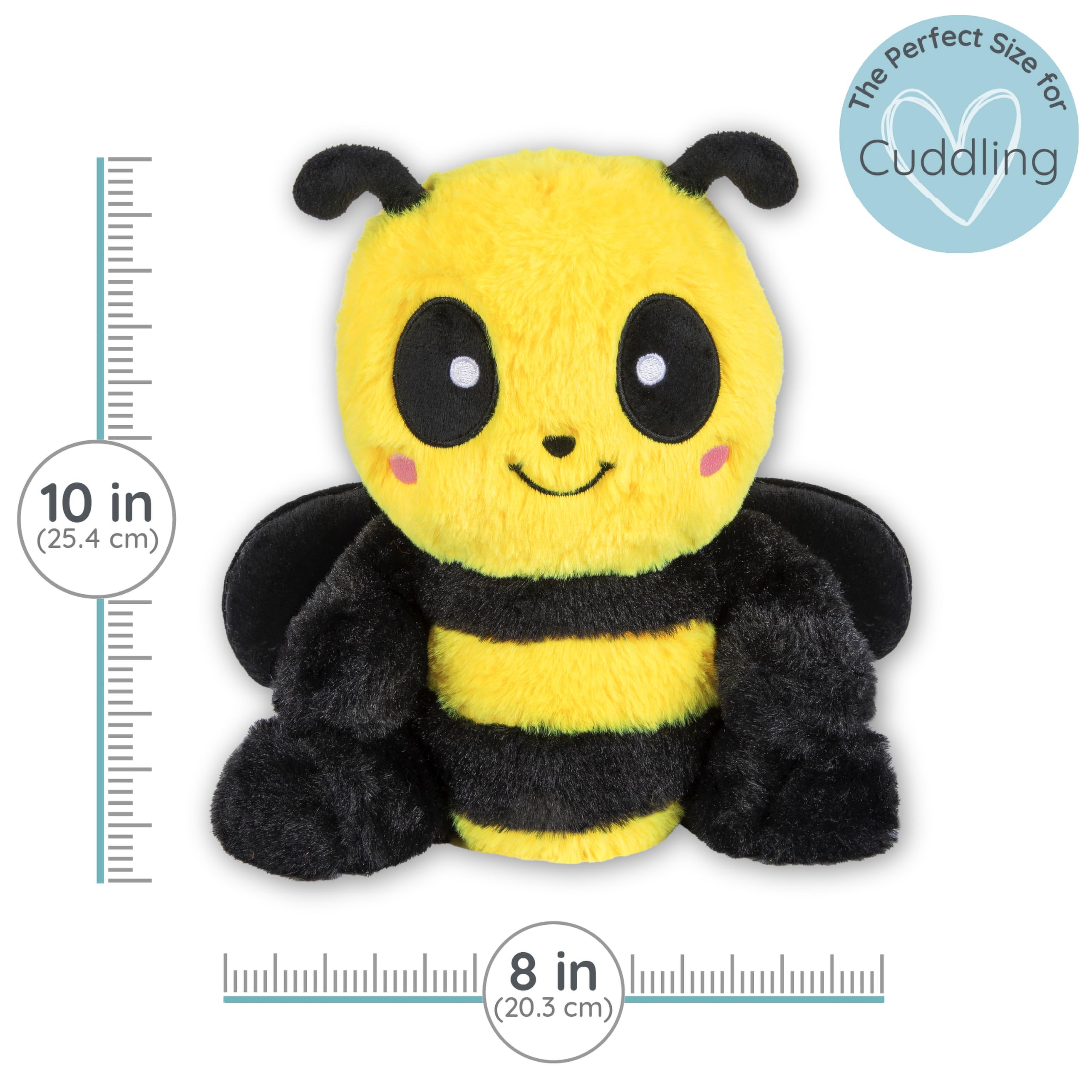 Warm Pals Bumble Bee Yellow Black Microwavable Heated Lavender Scented Plush NWT