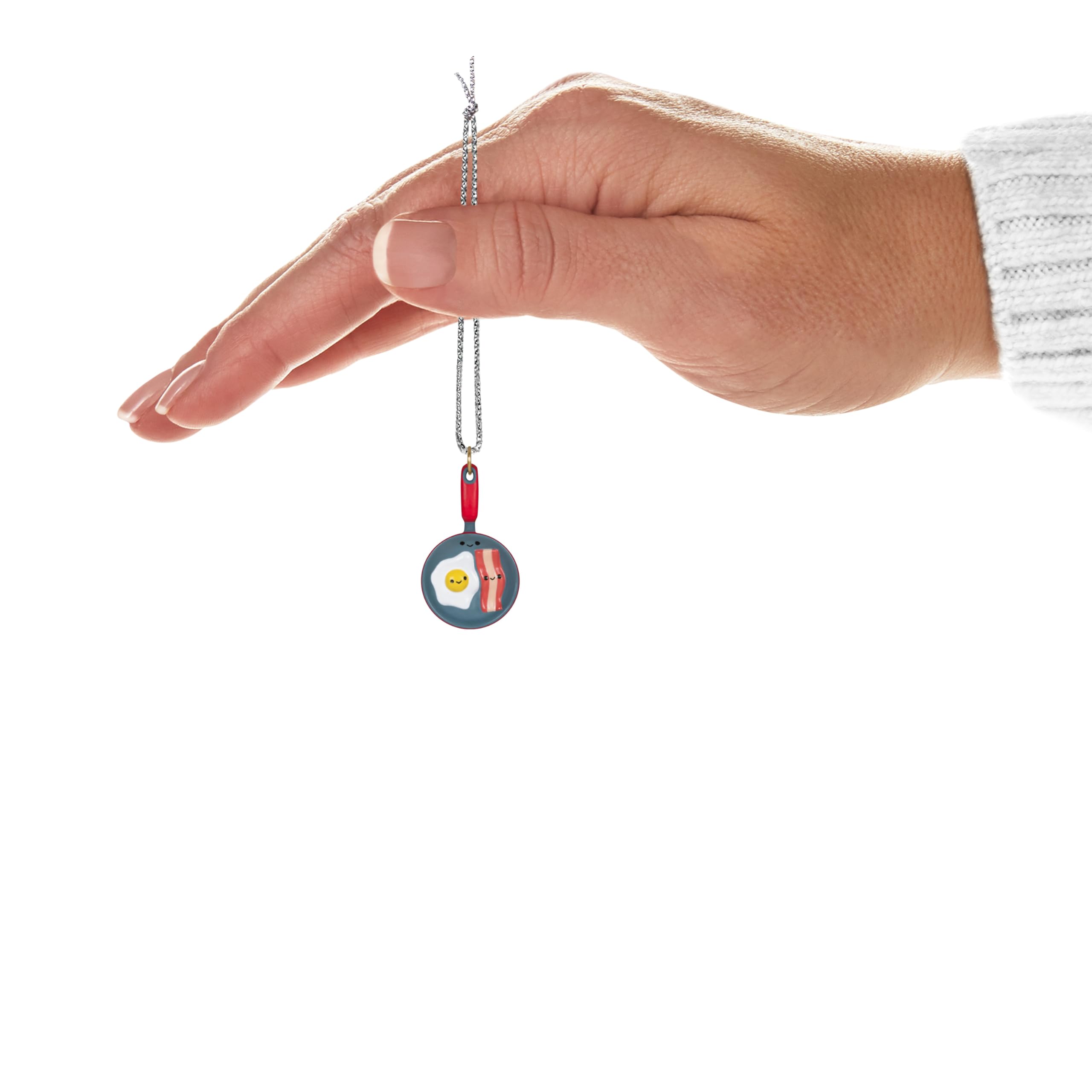 Hallmark Keepsake 1.38" Mini Christmas Ornament 2024, Better Together Bacon and Eggs, Food Gifts