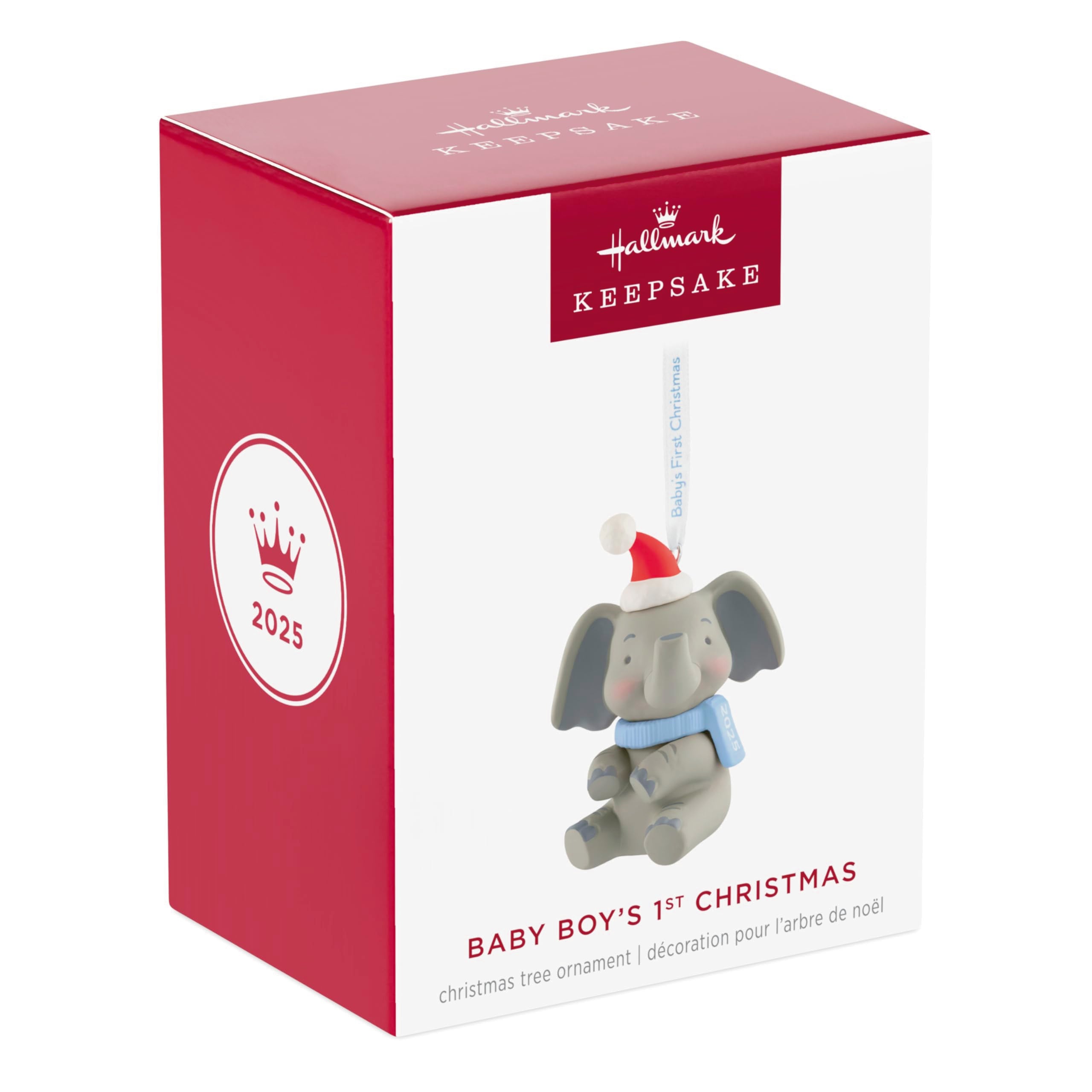 Baby Boy's First Christmas 2025 Hallmark Keepsake Christmas Ornament