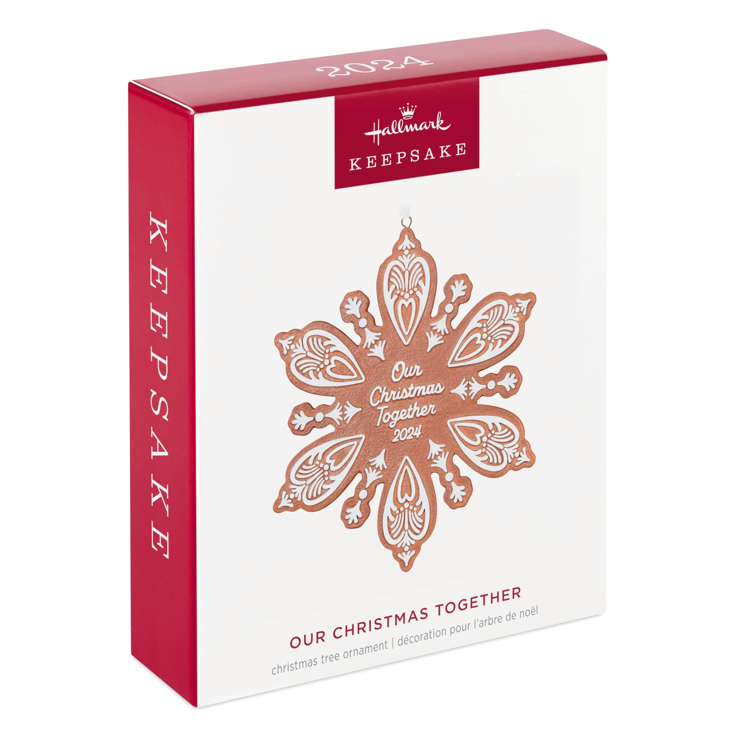 Hallmark Keepsake Christmas Ornament 2024, Our Christmas Together 2024, Porcelain, Family Gifts