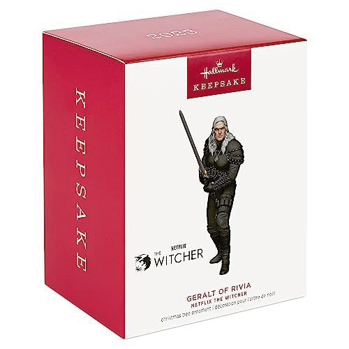 Hallmark Keepsake Christmas Ornament 2023, Netflix The Witcher Geralt of Rivia, Sci-Fi Gifts
