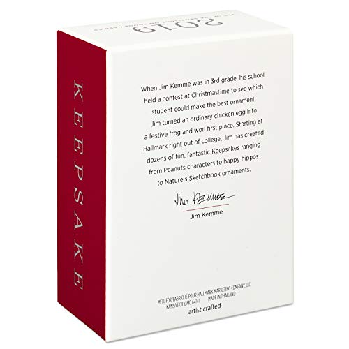 Hallmark Keepsake Christmas Ornament 2019 Year Dated Peanuts Spotlight, Snoopy Golfer