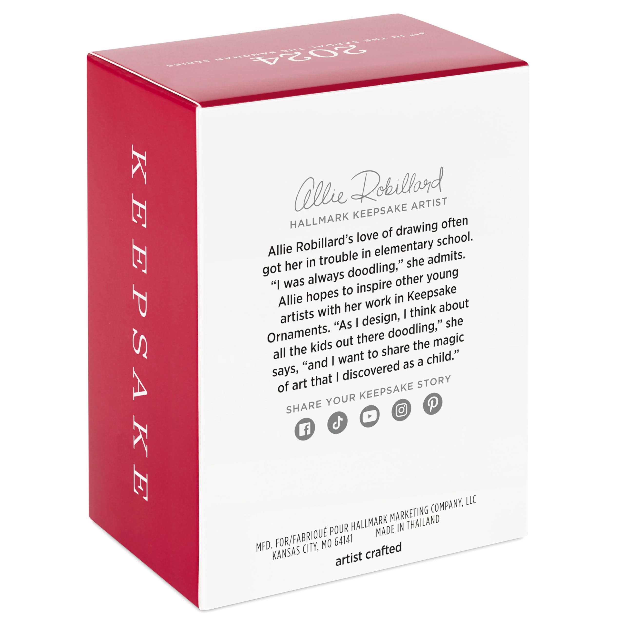 Hallmark Keepsake Christmas Ornament 2024, Sandal the Sandman, Snowman Collectors Gifts