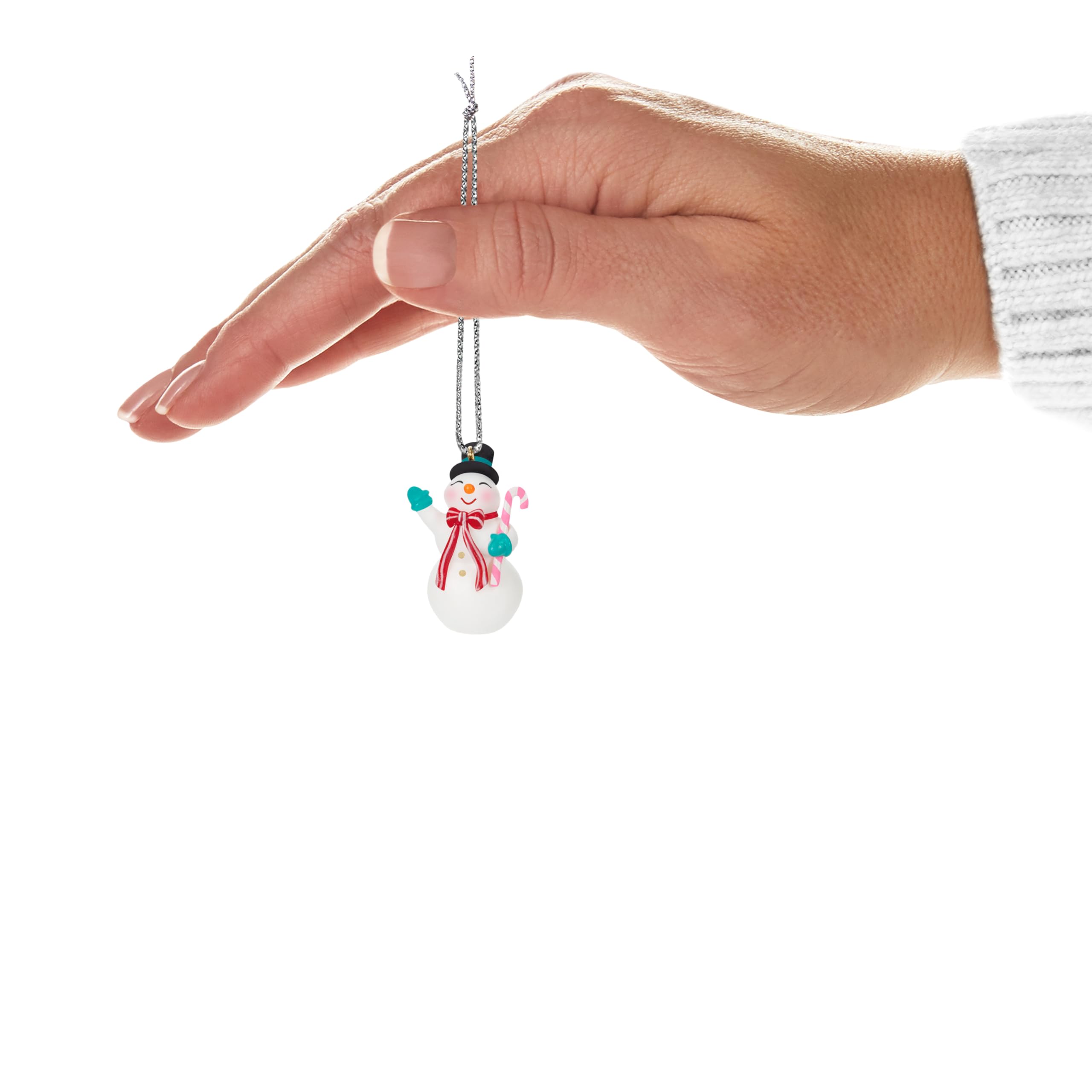 Hallmark Keepsake 1.45" Mini Christmas Ornament, Nostalgic Snowman, Snowman Collectors Gifts