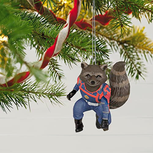 Hallmark Keepsake Christmas Ornament 2023, Marvel Studios Guardians of The Galaxy Vol. 3 Rocket, Super Hero Gifts
