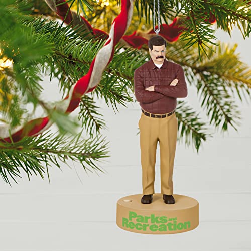 Hallmark Keepsake Christmas Ornament 2023, Parks and Recreation Ron Swanson Ornament with Sound