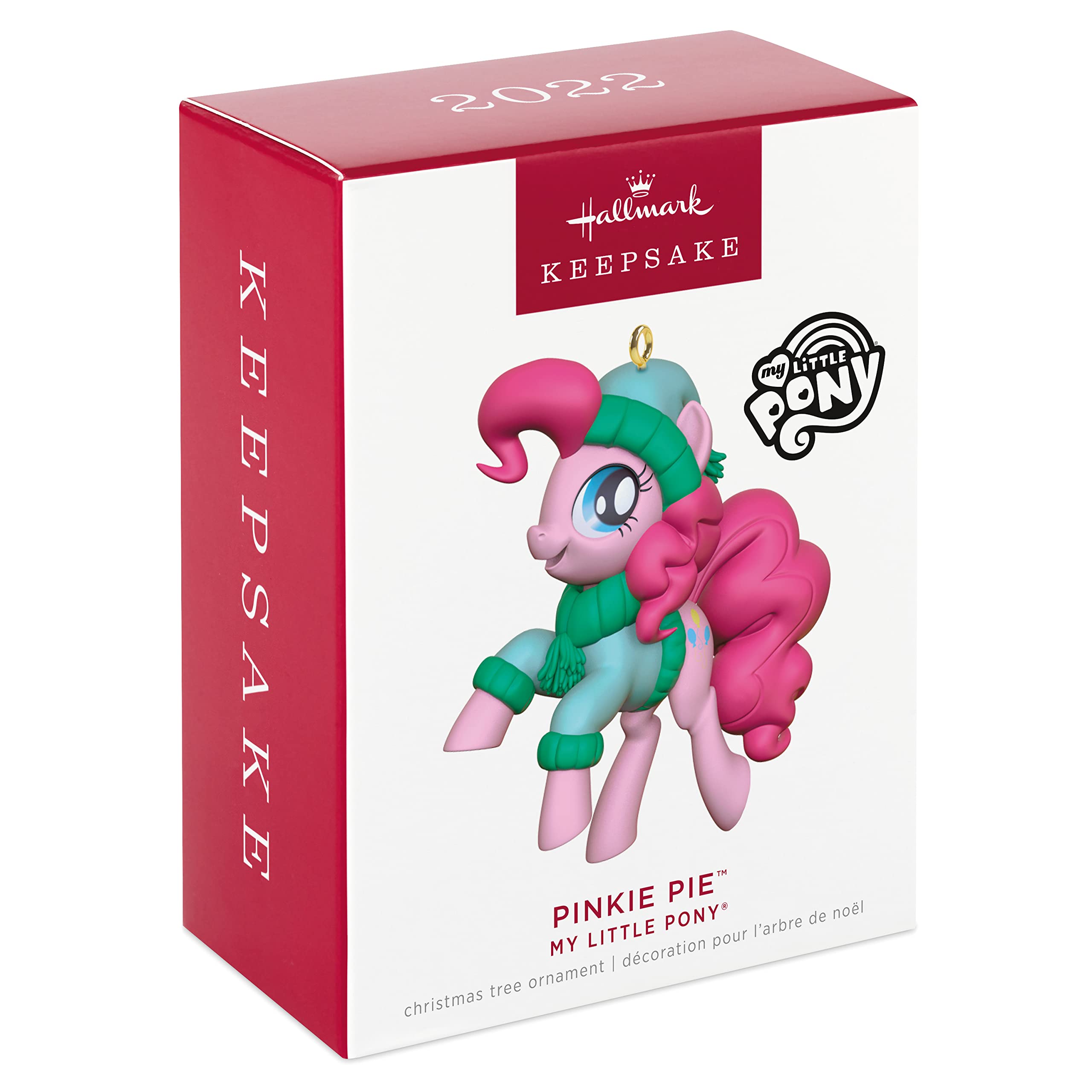 Hallmark Keepsake Plastic Christmas Ornament 2022, Hasbro My Little Pony Pinkie Pie