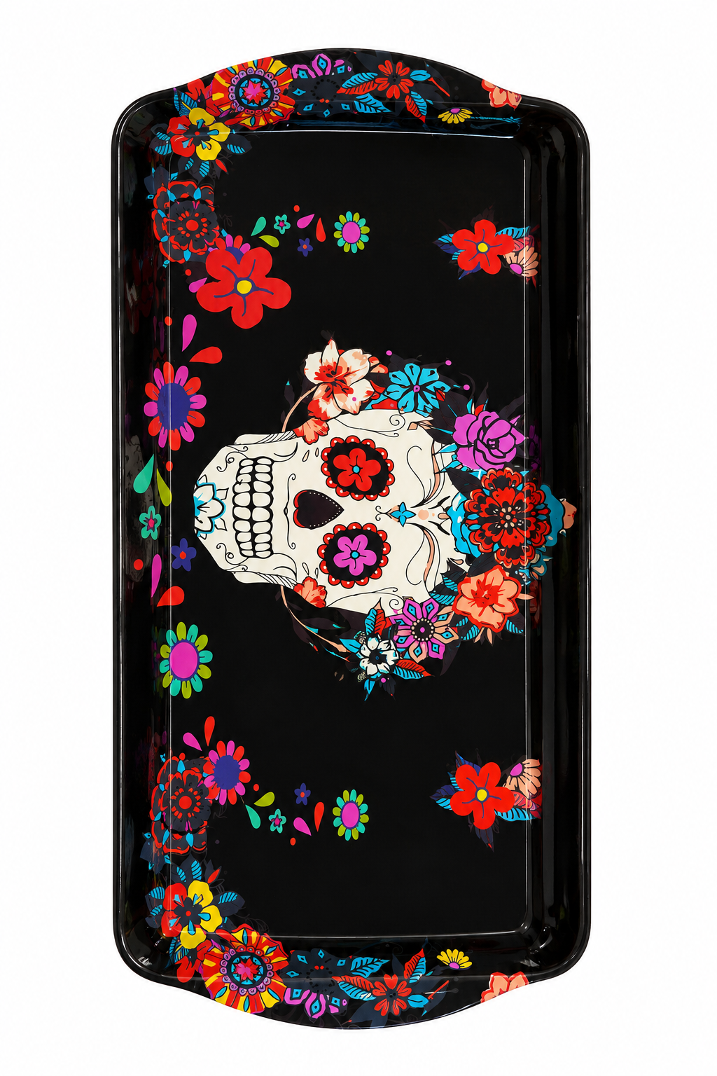 Sugar Skull Day of the Dead Kocina 15-inch Serving Tray