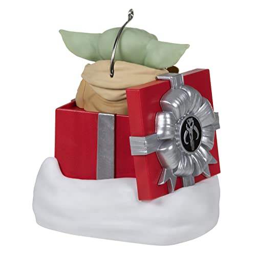 Hallmark Keepsake Christmas Ornament, Star Wars: The Mandalorian Grogu Greetings, Sound and Motion
