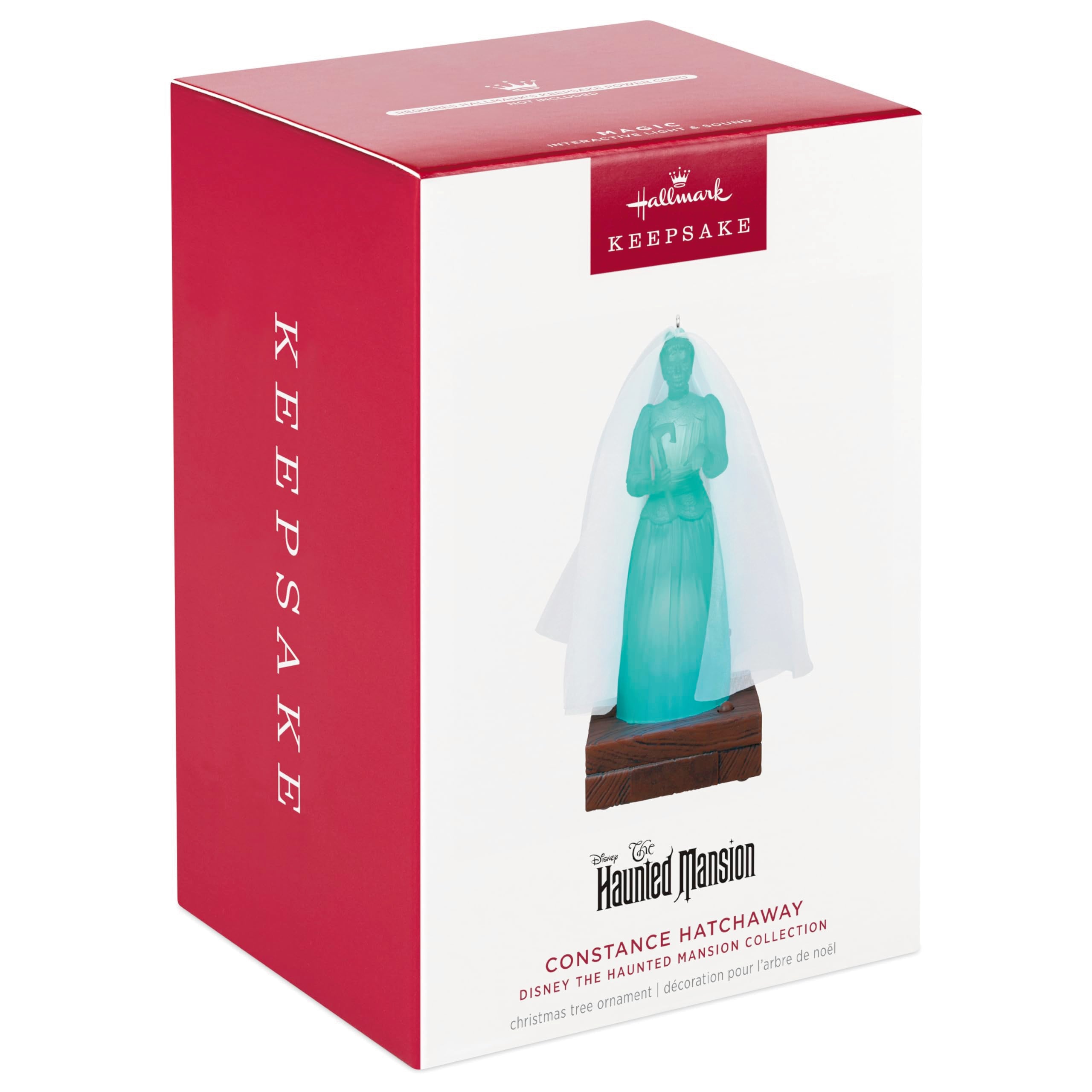 Constance Hatchaway, Disney the haunted Mansion Collection, 2025 Hallmark Keepsake Christmas Ornament With Light and Sound