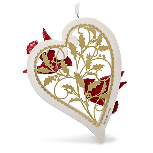 Hallmark Keepsake Christmas Ornament 2018 Year Dated, Our First Christmas Together Heart, Porcelain
