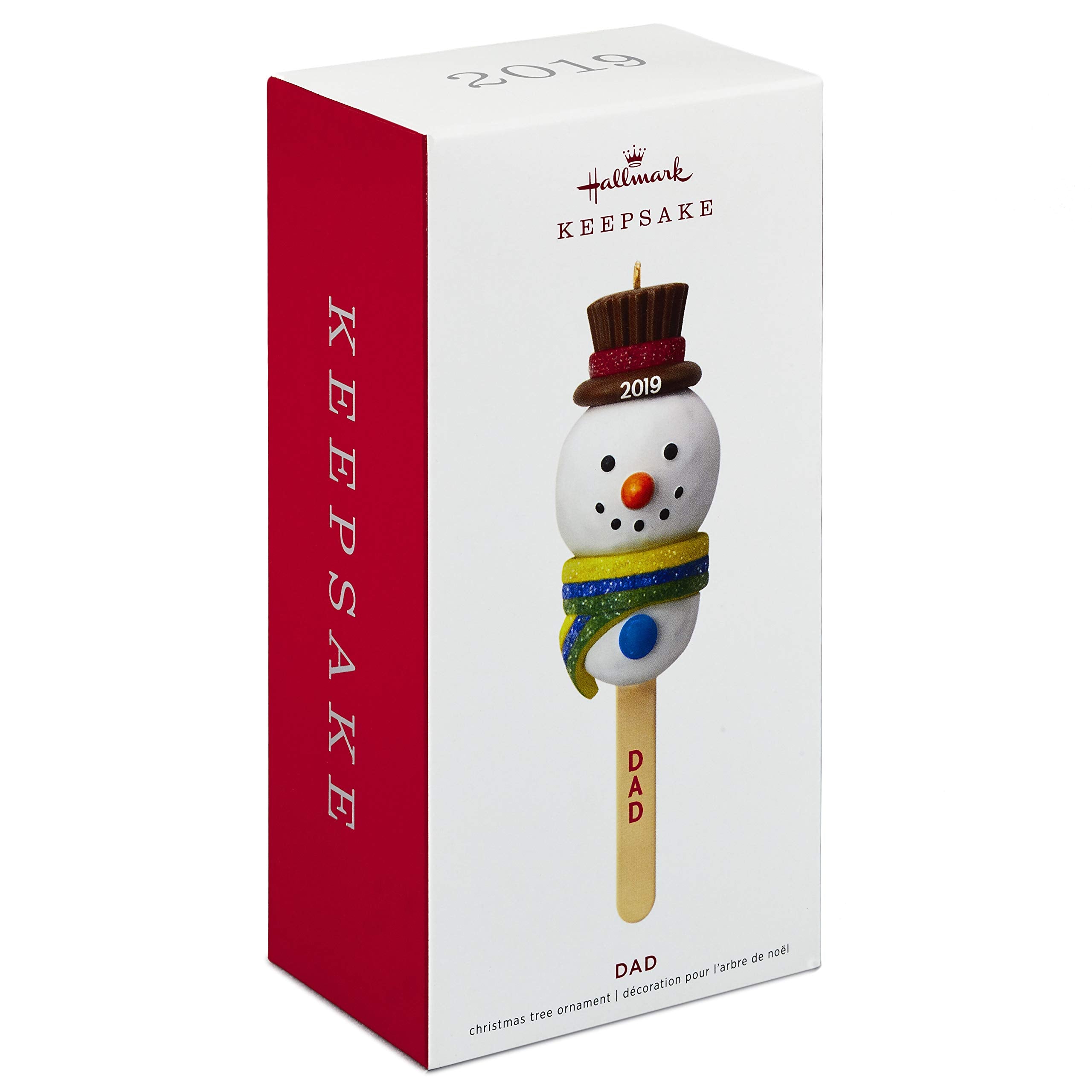 Hallmark Keepsake Christmas Ornament 2019 Year Dated Dad Cake Pop Snowman