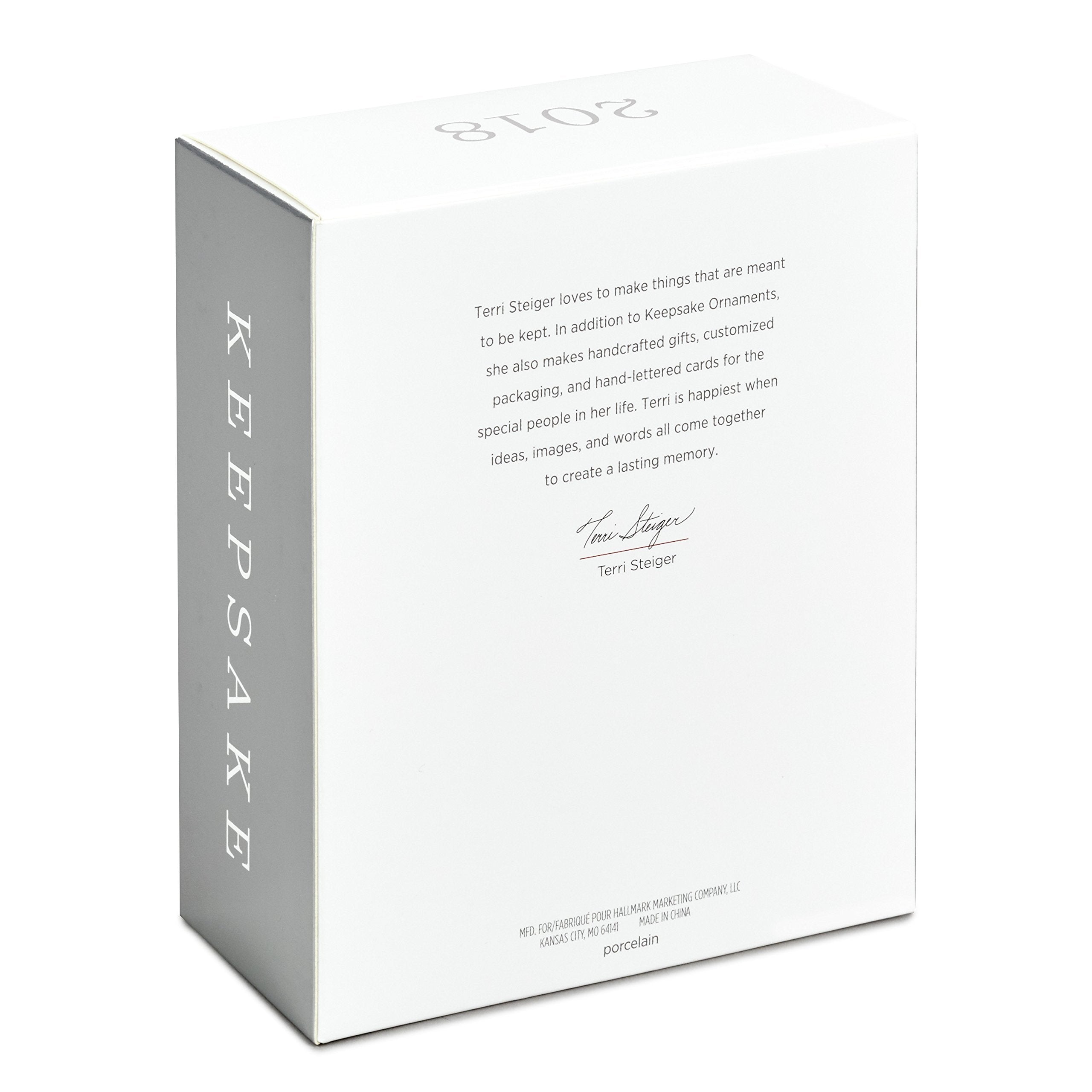 Hallmark Keepsake Christmas Ornament 2018 Year Dated Godchild Baptism You Shine Twinkle Star Porcelain