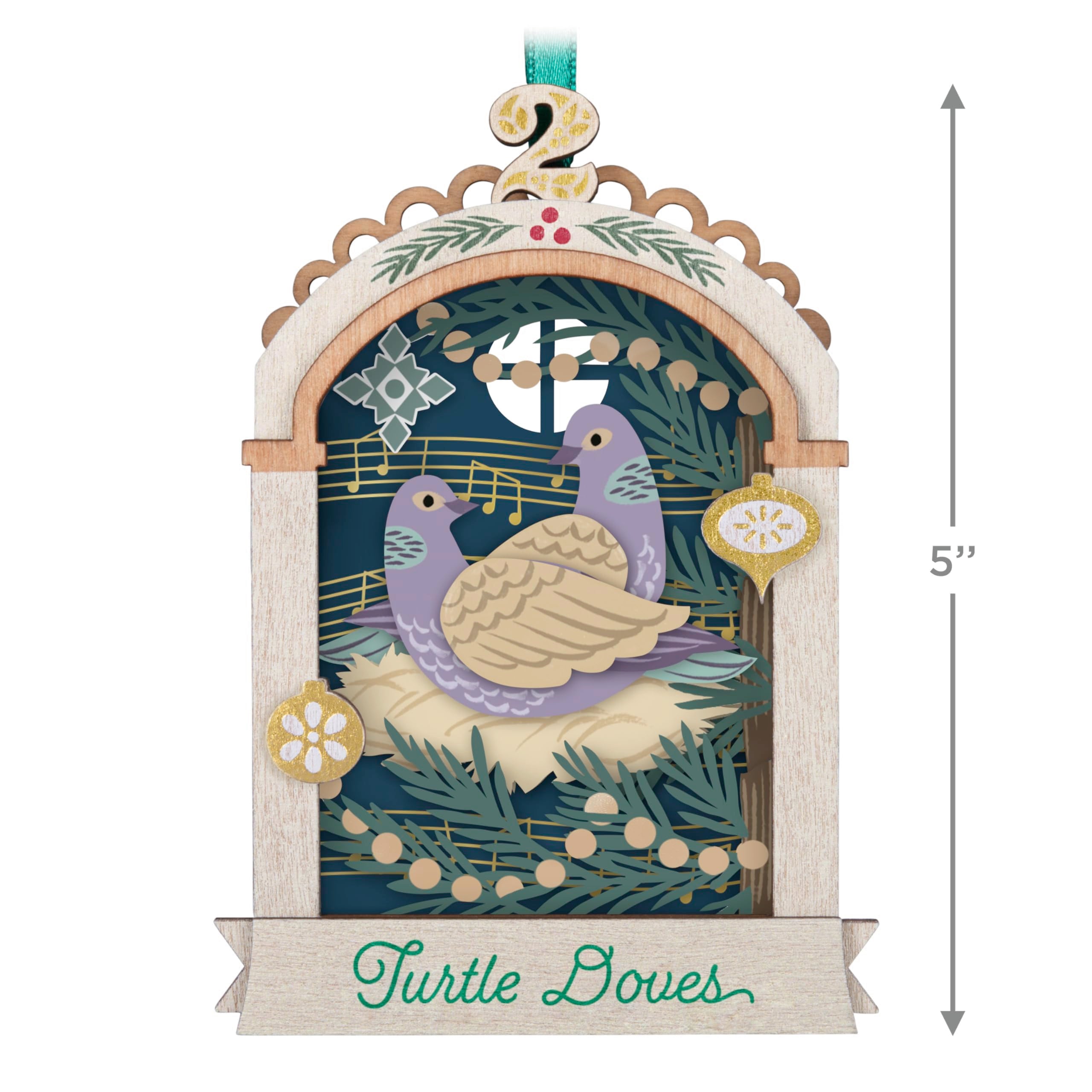 Hallmark Keepsake Christmas Ornament 2025, Twelve Days of Christmas, Papercraft, Gifts for Christmas Lovers