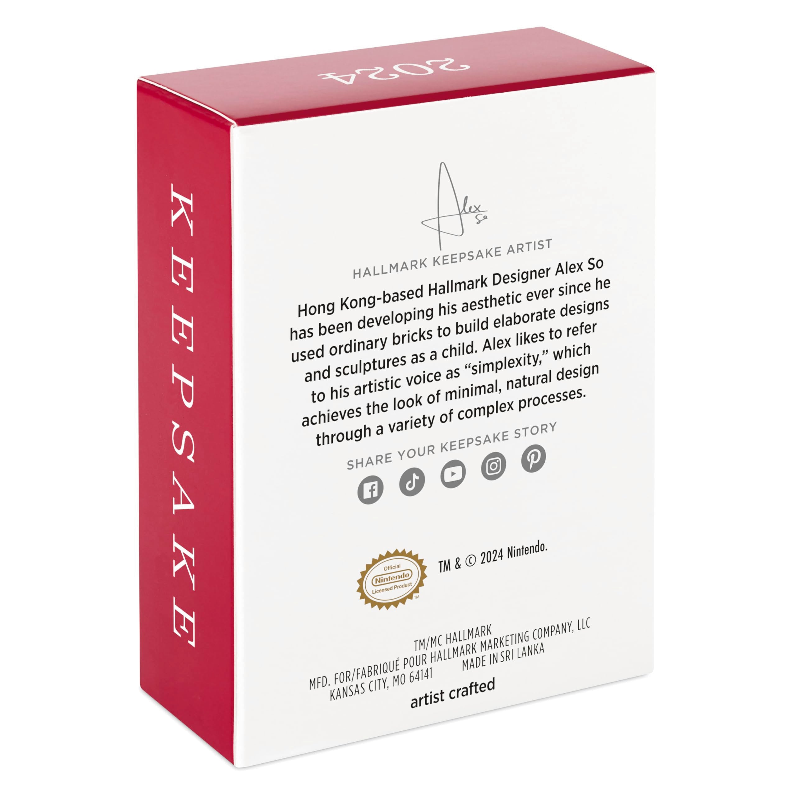 Hallmark Keepsake Christmas Ornaments 2024, Nintendo Pikmin Red, Yellow, and Blue Pikmin, Set of 3, Gifts for Gamers