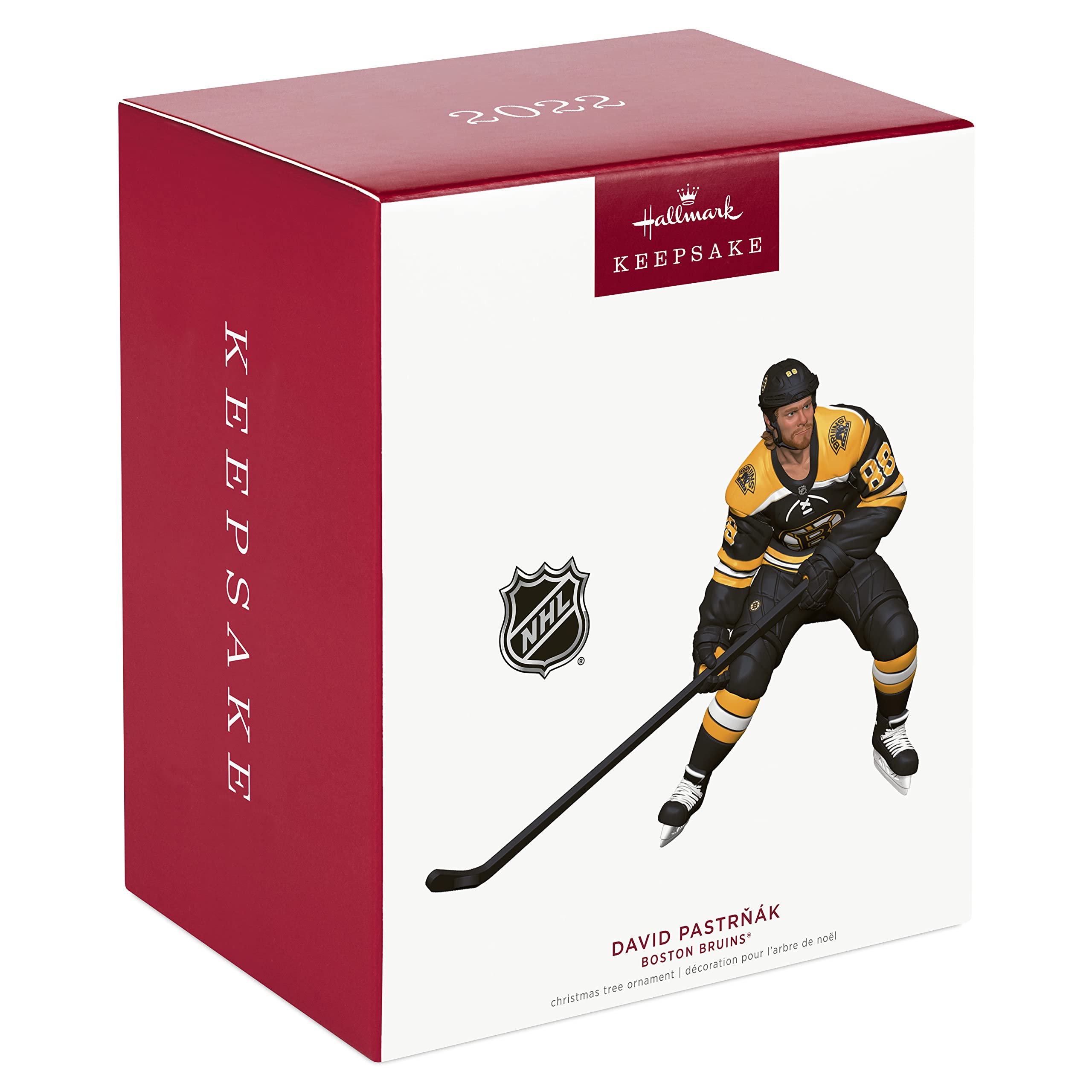 Hallmark Keepsake Christmas Ornament 2022, NHL Boston Bruins David Pastrňák