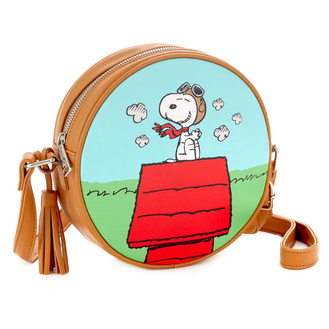 Loungefly Peanuts Snoopy vs. the Red Baron Crossbody Bag