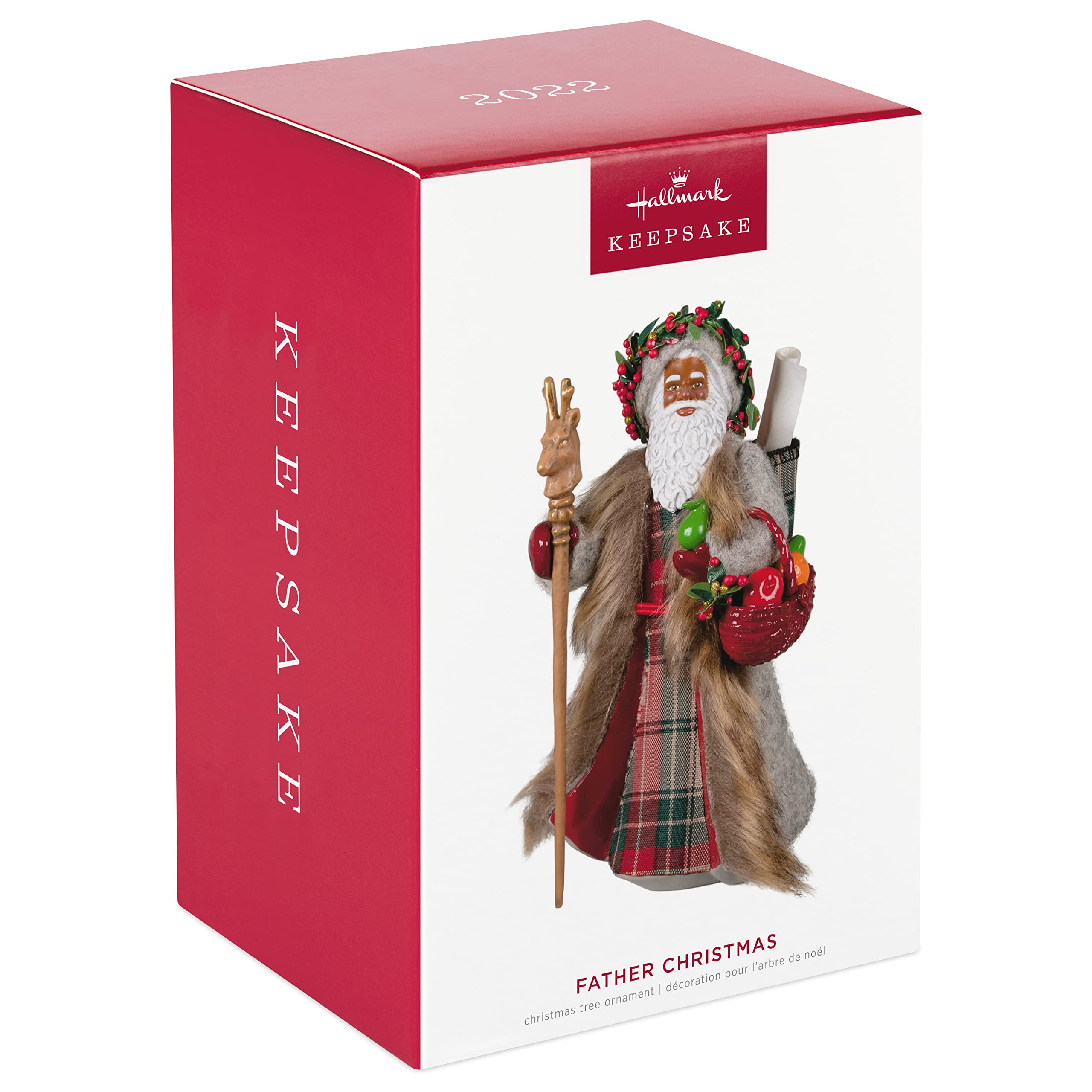 Hallmark Keepsake Christmas Ornament 2022, Black Father Christmas