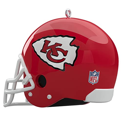 Hallmark Keepsake Christmas Ornament 2022, NFL Kansas City Chiefs Helmet with Sound