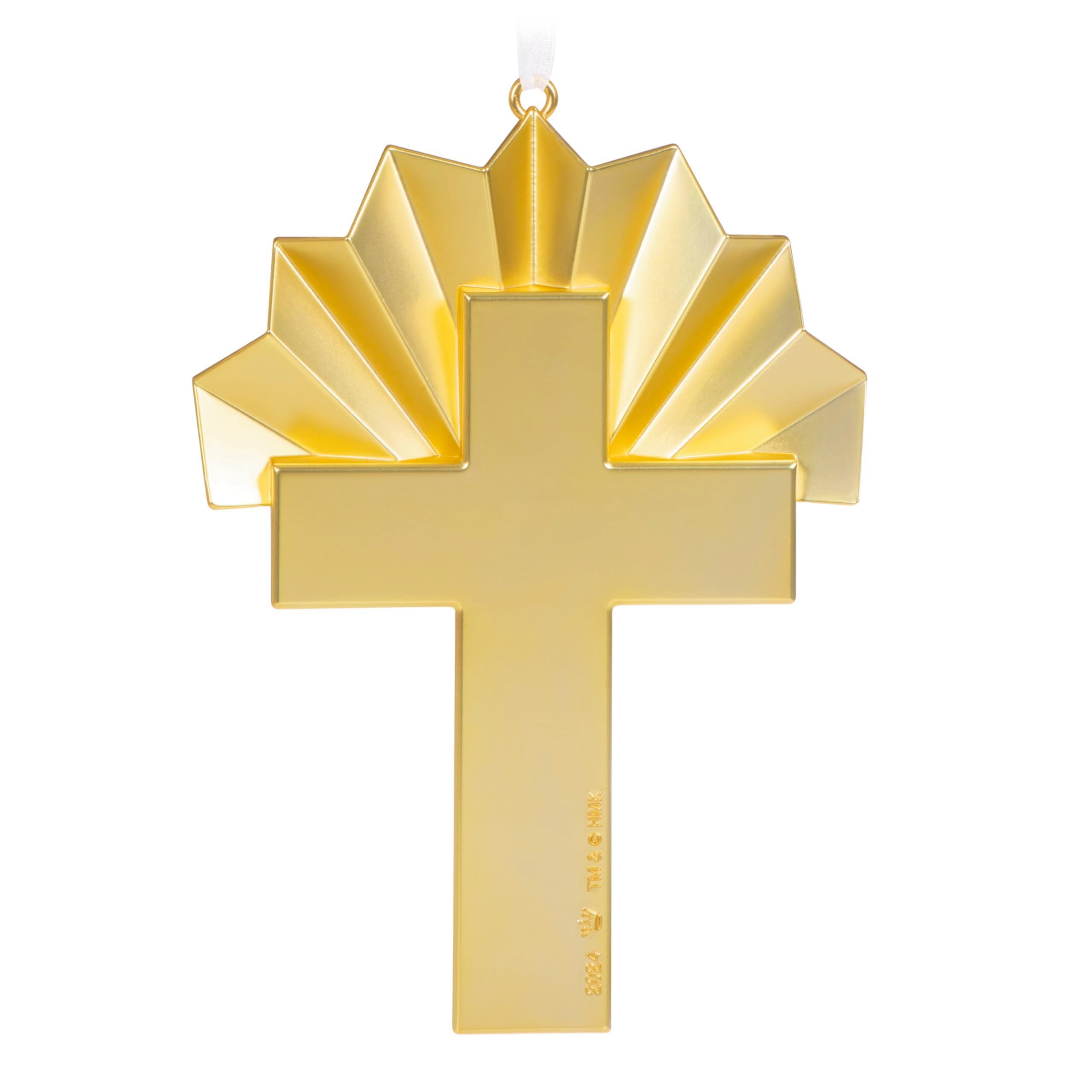 Hallmark Keepsake Christmas Ornament 2024, God's Love Shines Bright, Metal, Religious Gift