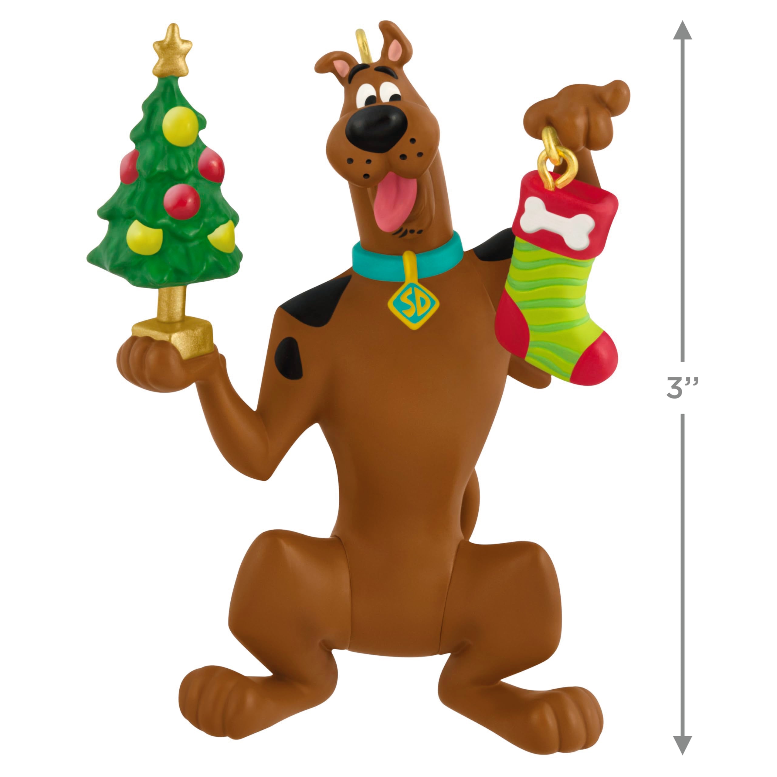 Festive Scooby, Scooby-Doo 2025 Hallmark Keepsake Christmas Ornament