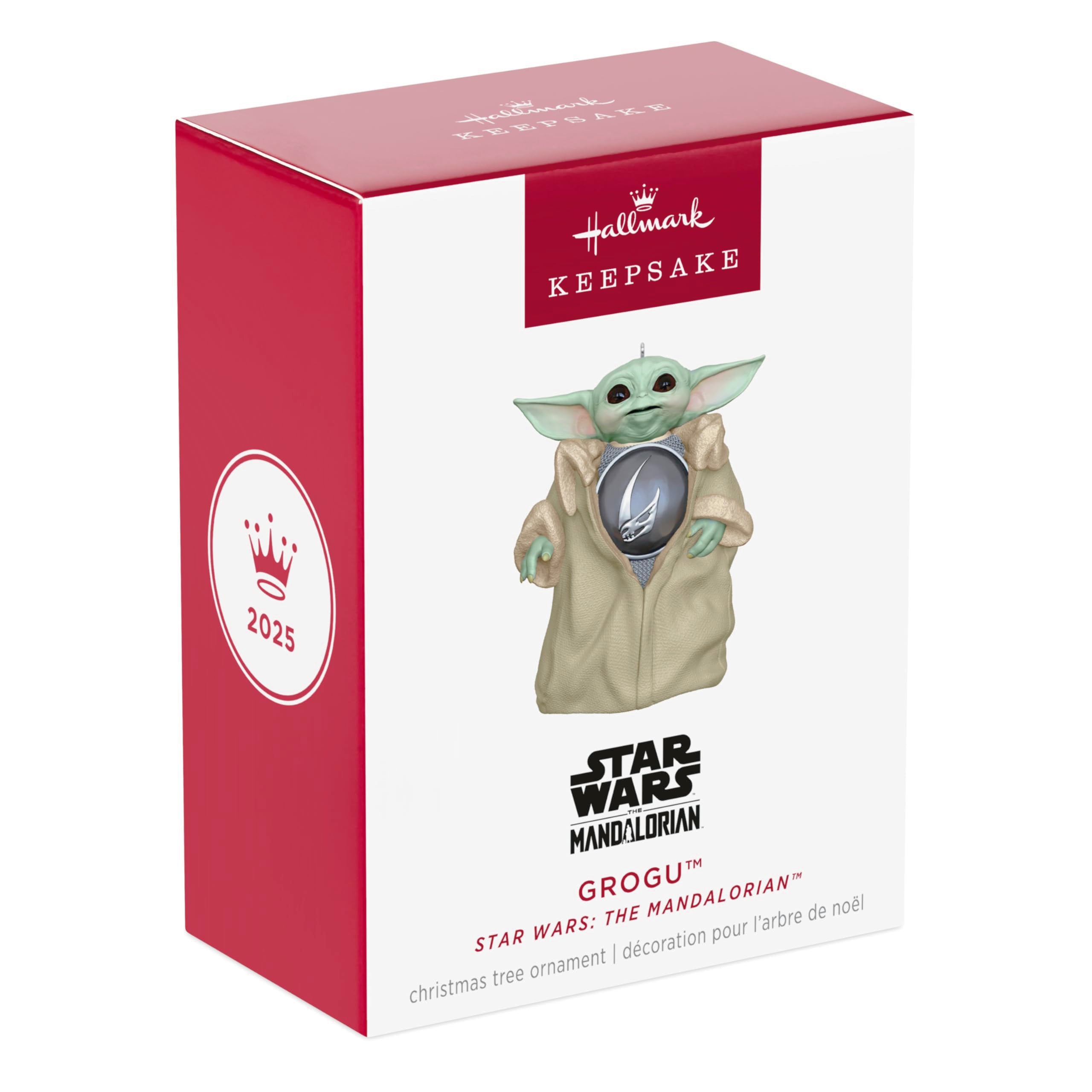 Hallmark Keepsake Christmas Ornament 2025, Star Wars: The Mandalorian Grogu, Gifts for Star Wars Fans