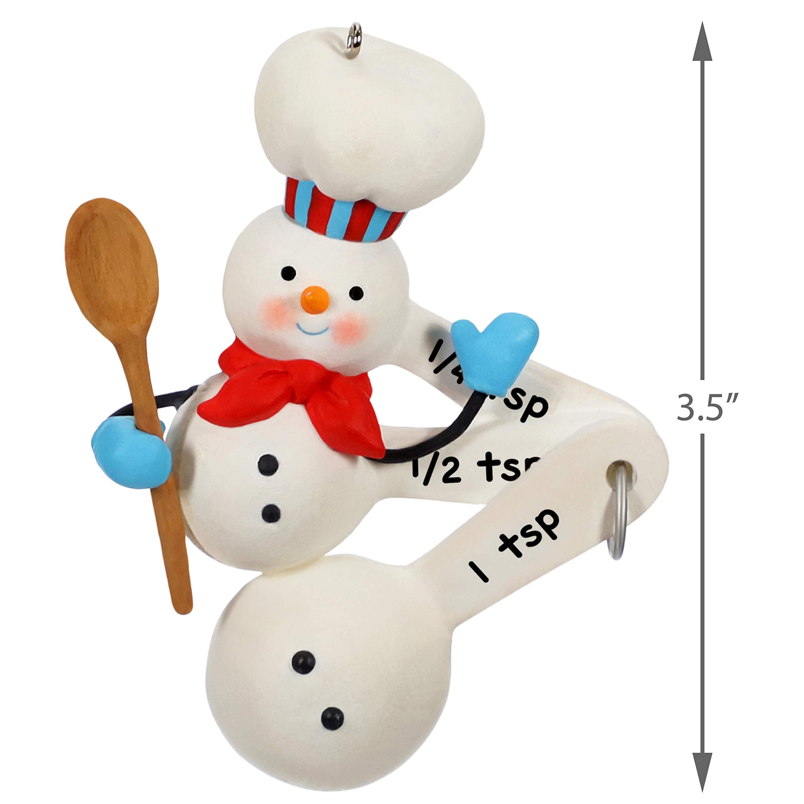 Hallmark Keepsake Christmas 2019 Year Dated Cuteness Beyond Measure Baking Snowman Ornament,