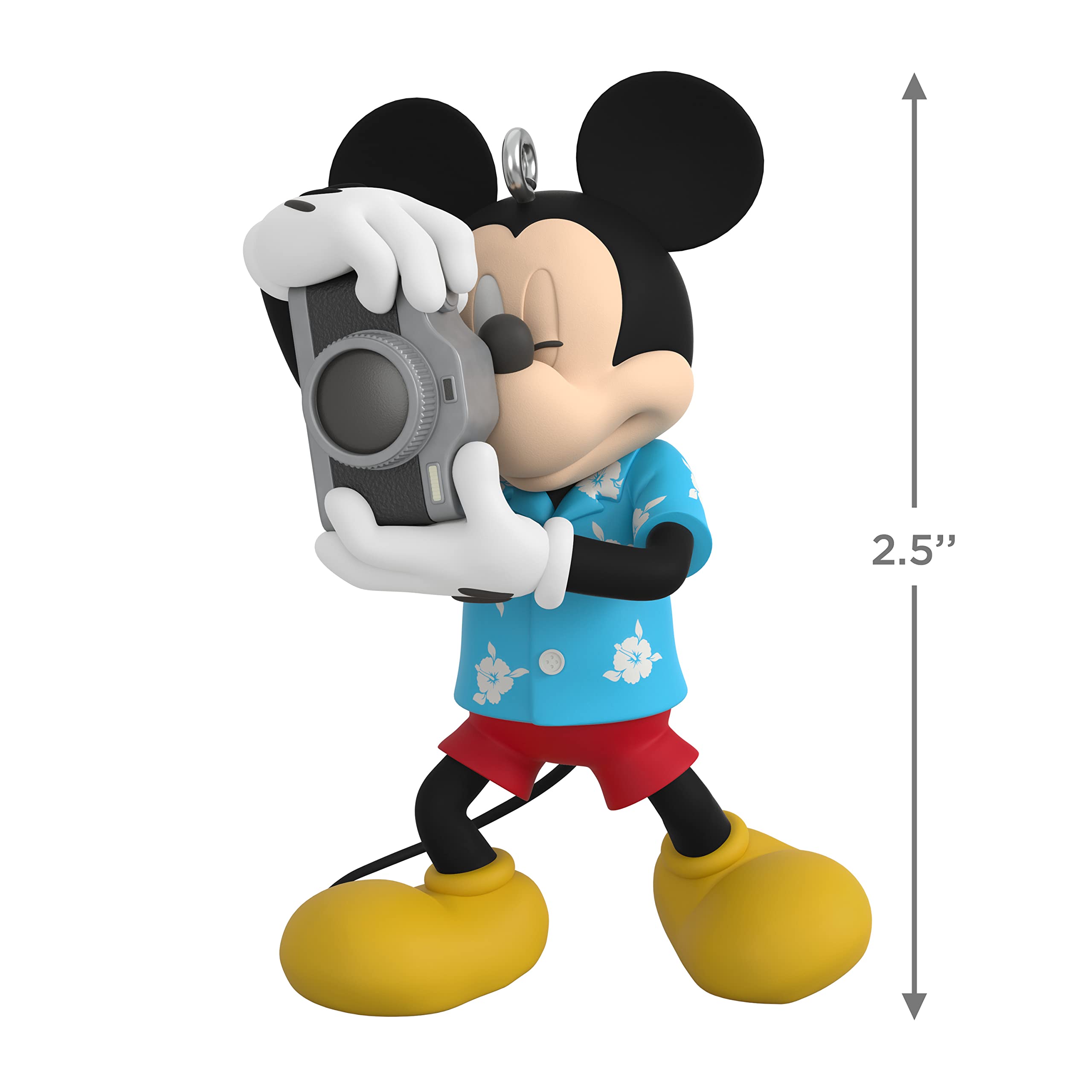 Hallmark Keepsake Plastic Christmas Ornament 2022, Disney All About Mickey! Tourist Mickey