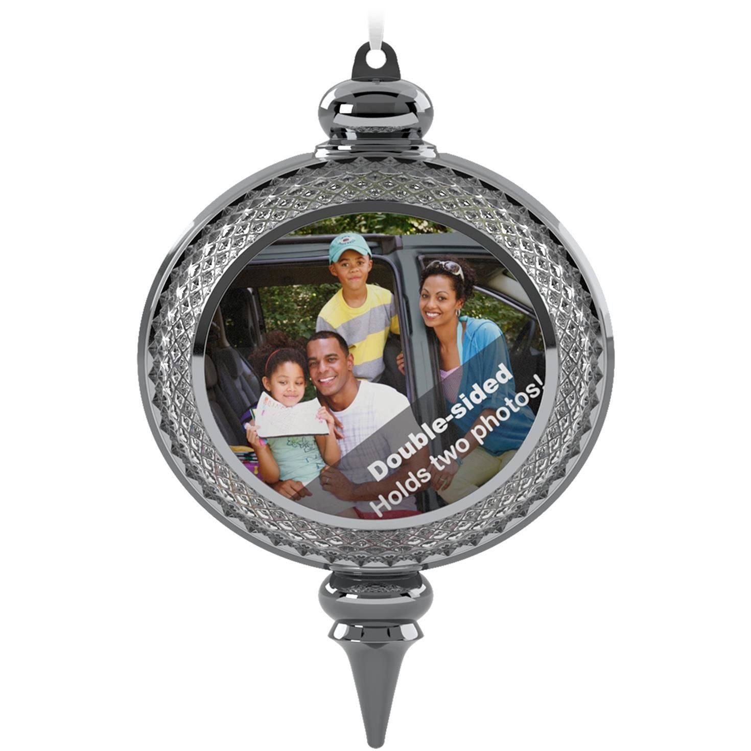 Hallmark Keepsake 2017 A Beautiful Year Two-Sided Picture Frame Dated Christmas Ornament